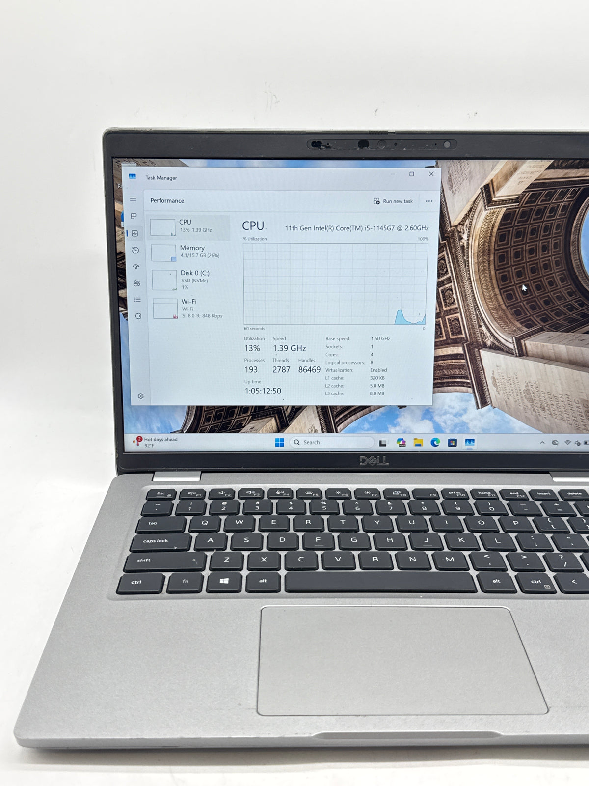 Dell Latitude 5420 14" Touch Intel Core i5-1145G7 2.6GHz 16GB RAM 256GB SSD - Used