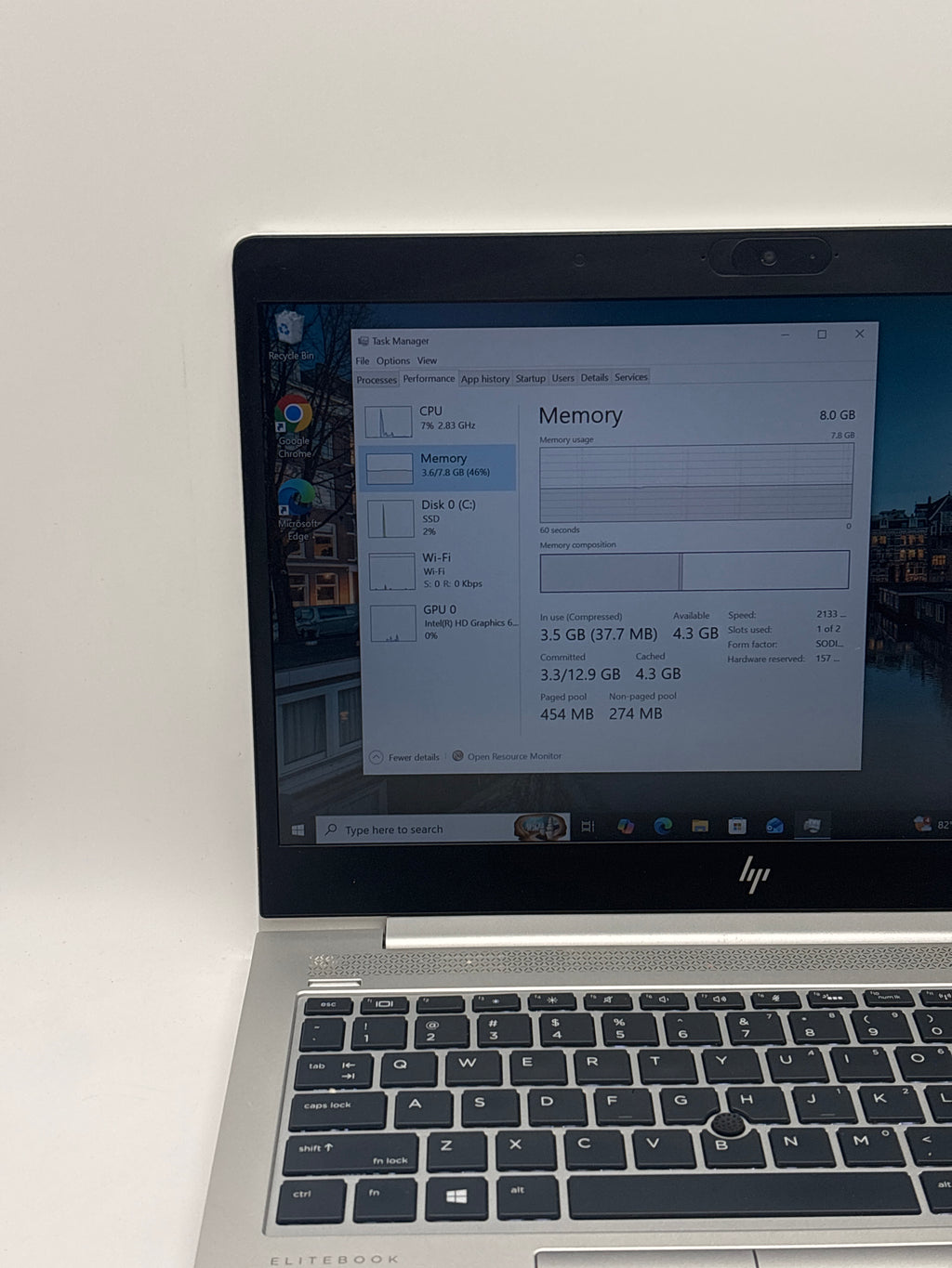 HP EliteBook 840 G5 i5-7300U 8GB RAM 256GB SSD - Used