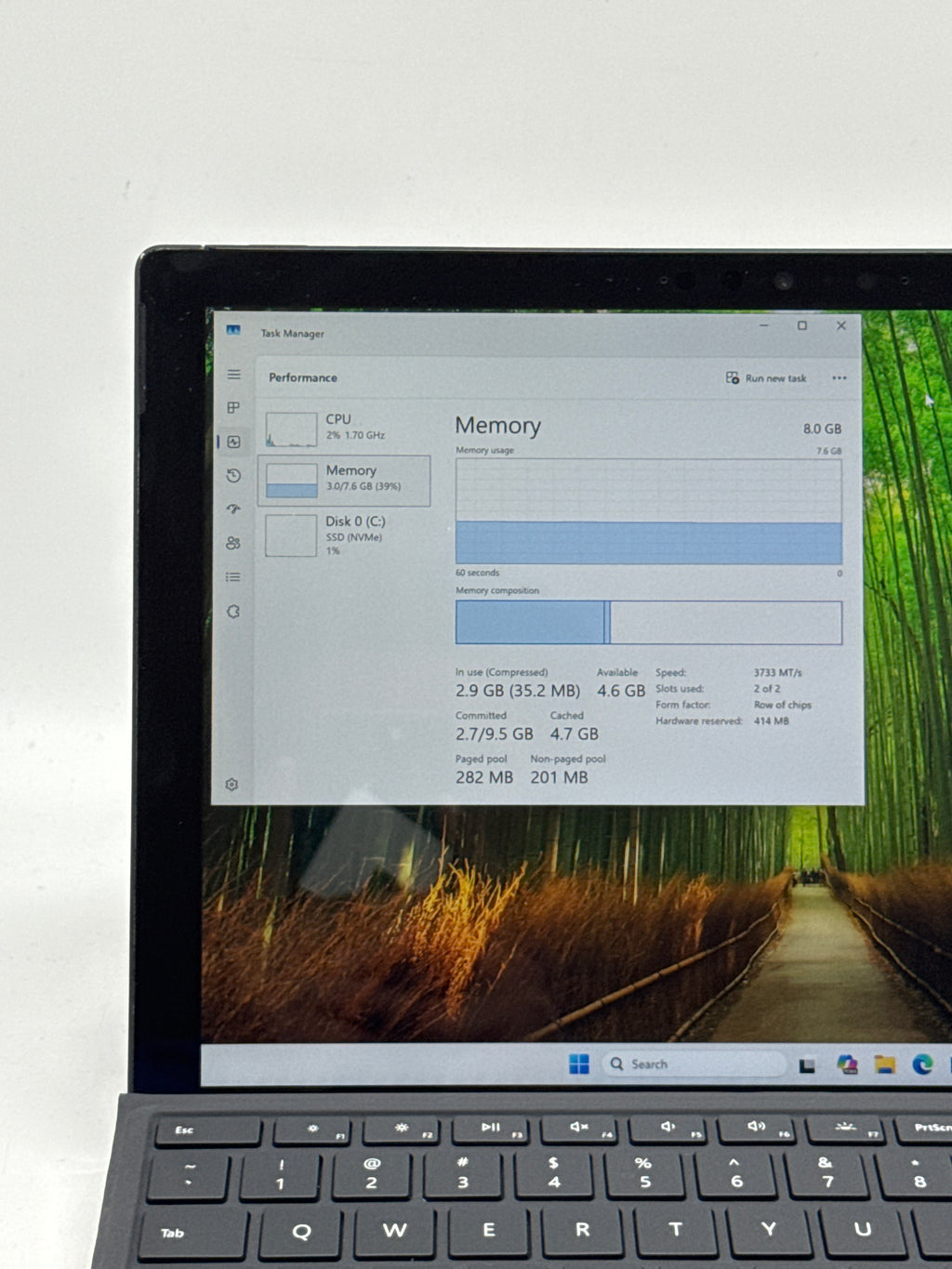 Microsoft Surface Pro 7 1866 i5-1035G4 8GB RAM 256GB SSD