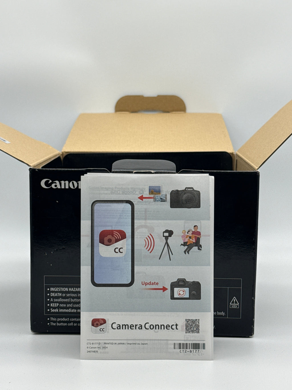 Canon EOS R50 24MP APS-C Mirrorless Camera Body Only Black - New