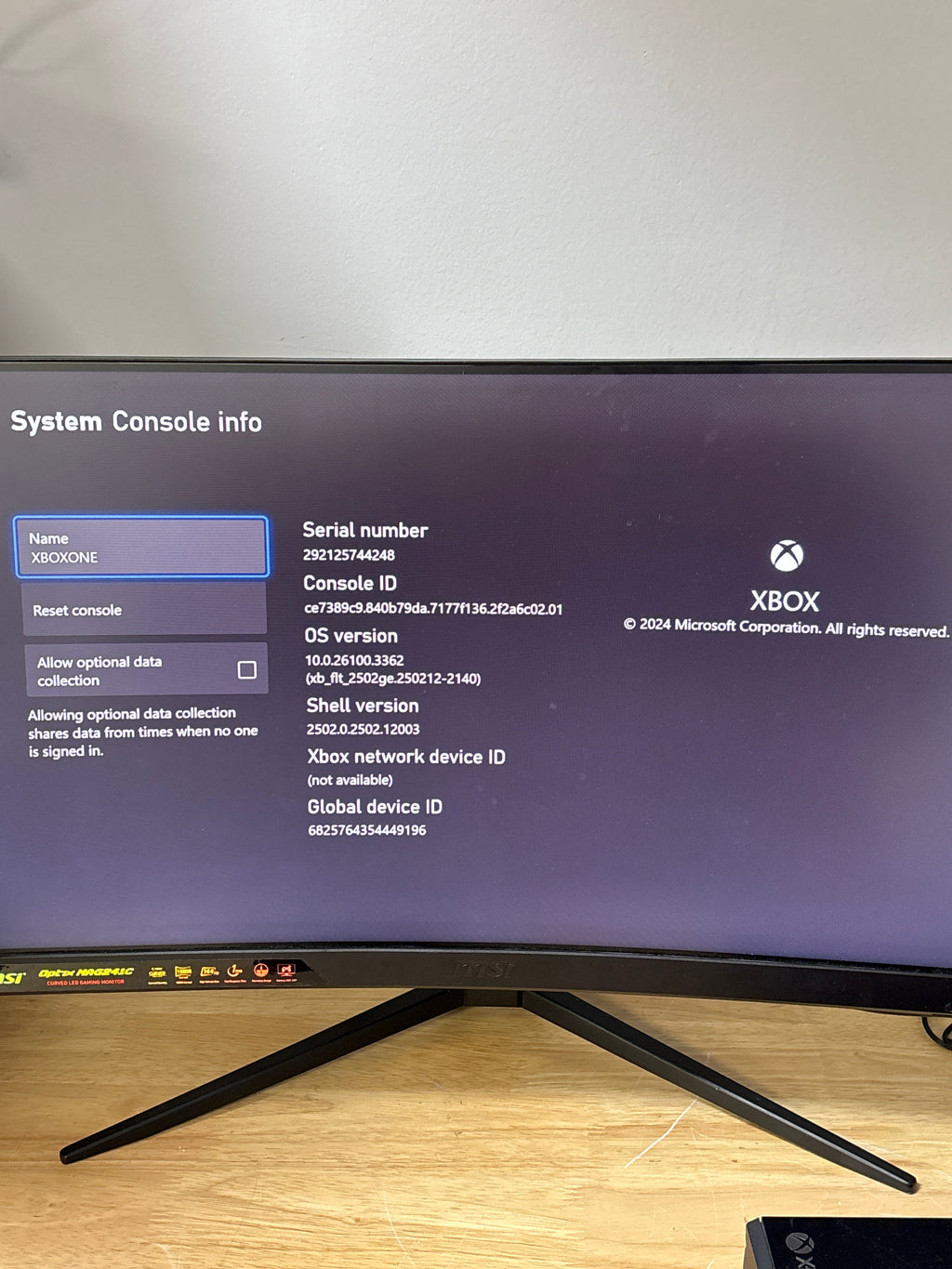 Microsoft Xbox One 1540 2013 Black 500GB Console
