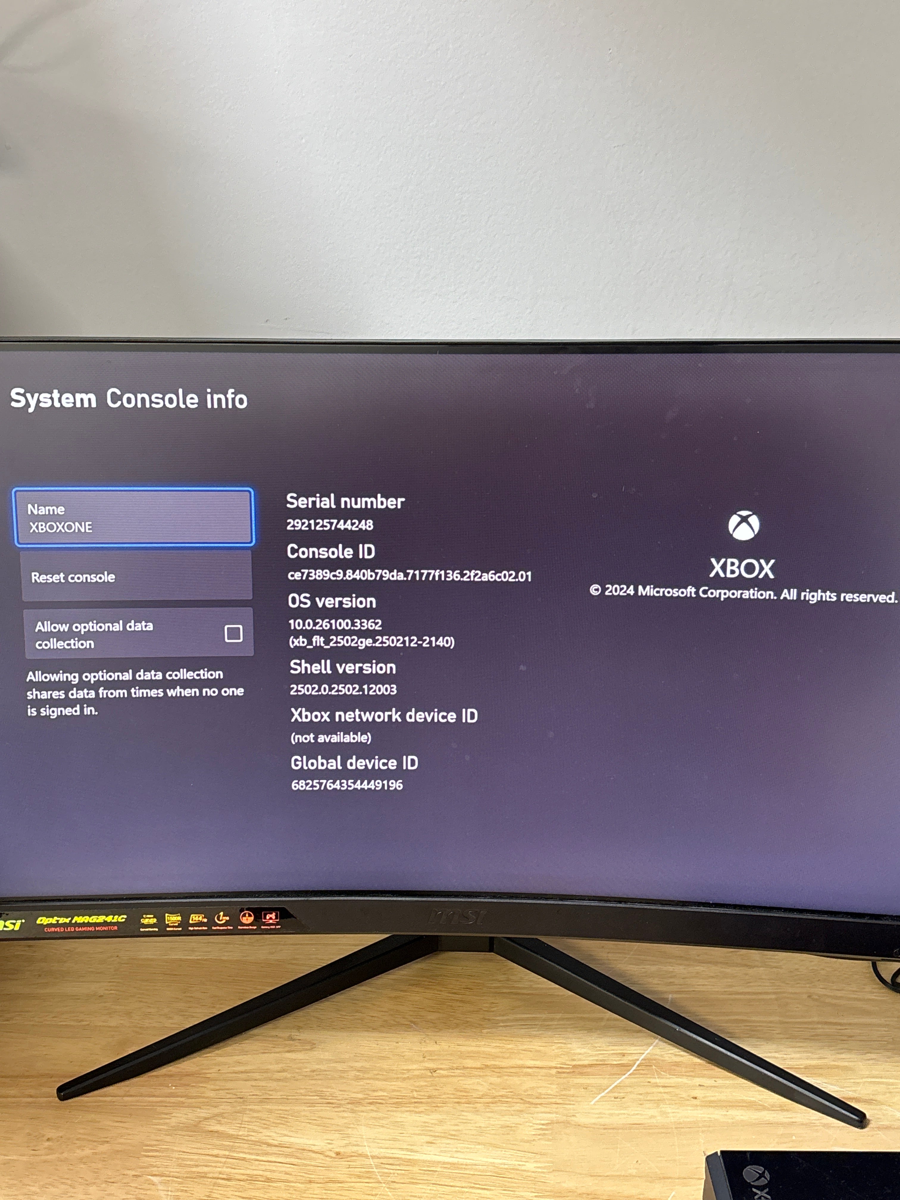 Microsoft Xbox One 1540 2013 Black 500GB Console