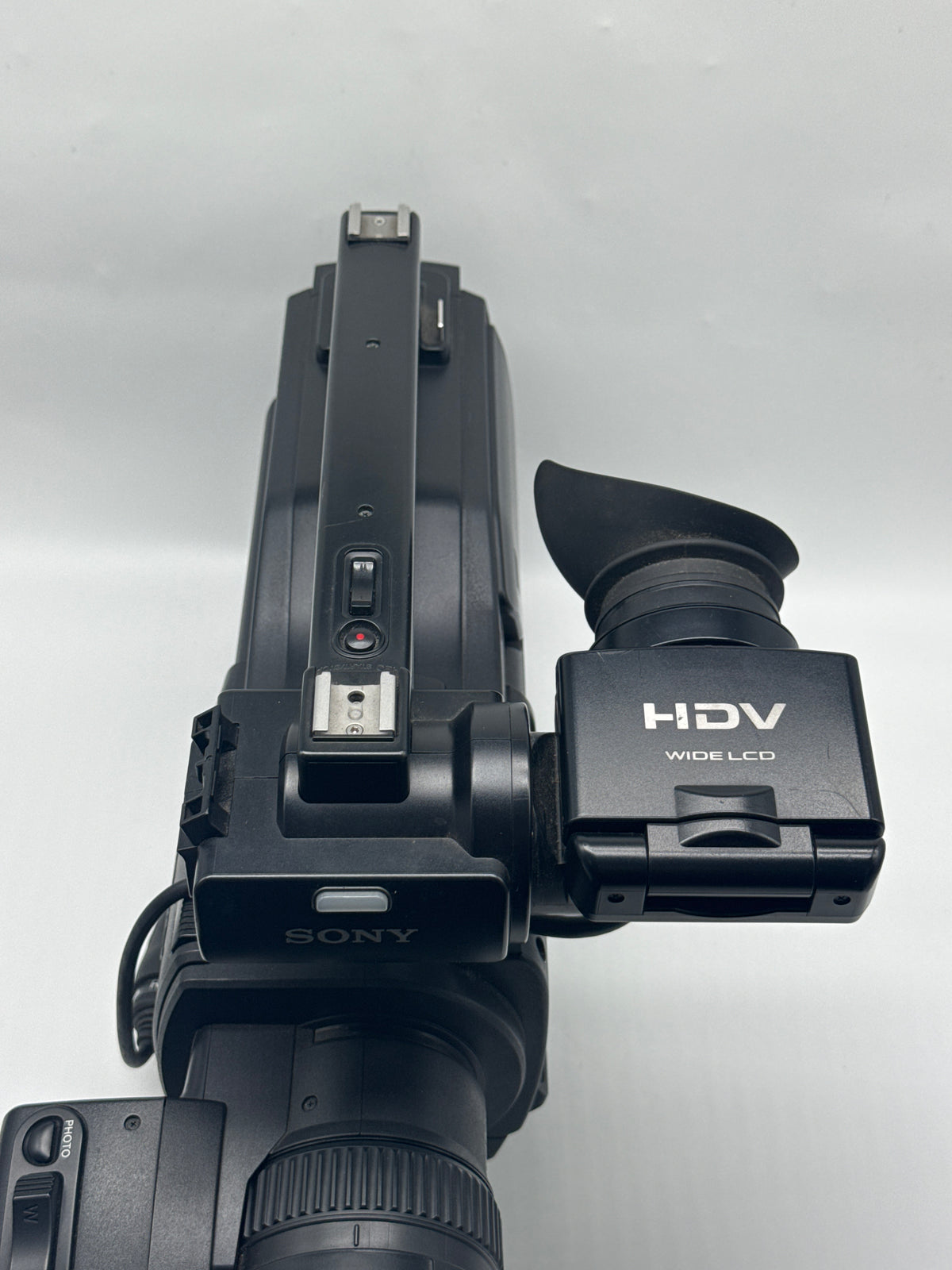 Sony HVR-HD1000U Shoulder-Mount HDV 1080i Camcorder 10x Zoom w/ Mic - For Parts