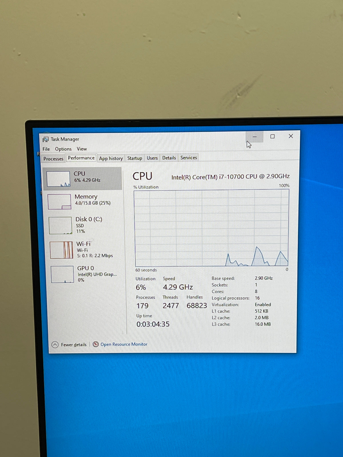 HP ENVY Desktop TE01-1011 i7-10700 16GB RAM 512GB SSD Black - Used