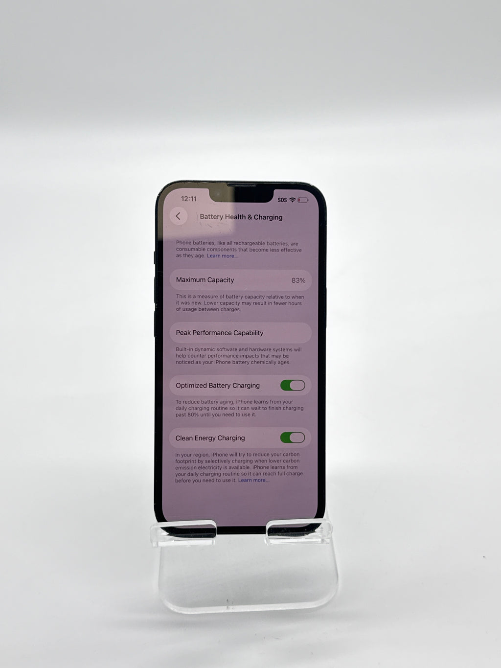Apple iPhone 14 Midnight Unlocked 128GB - Visible scratches