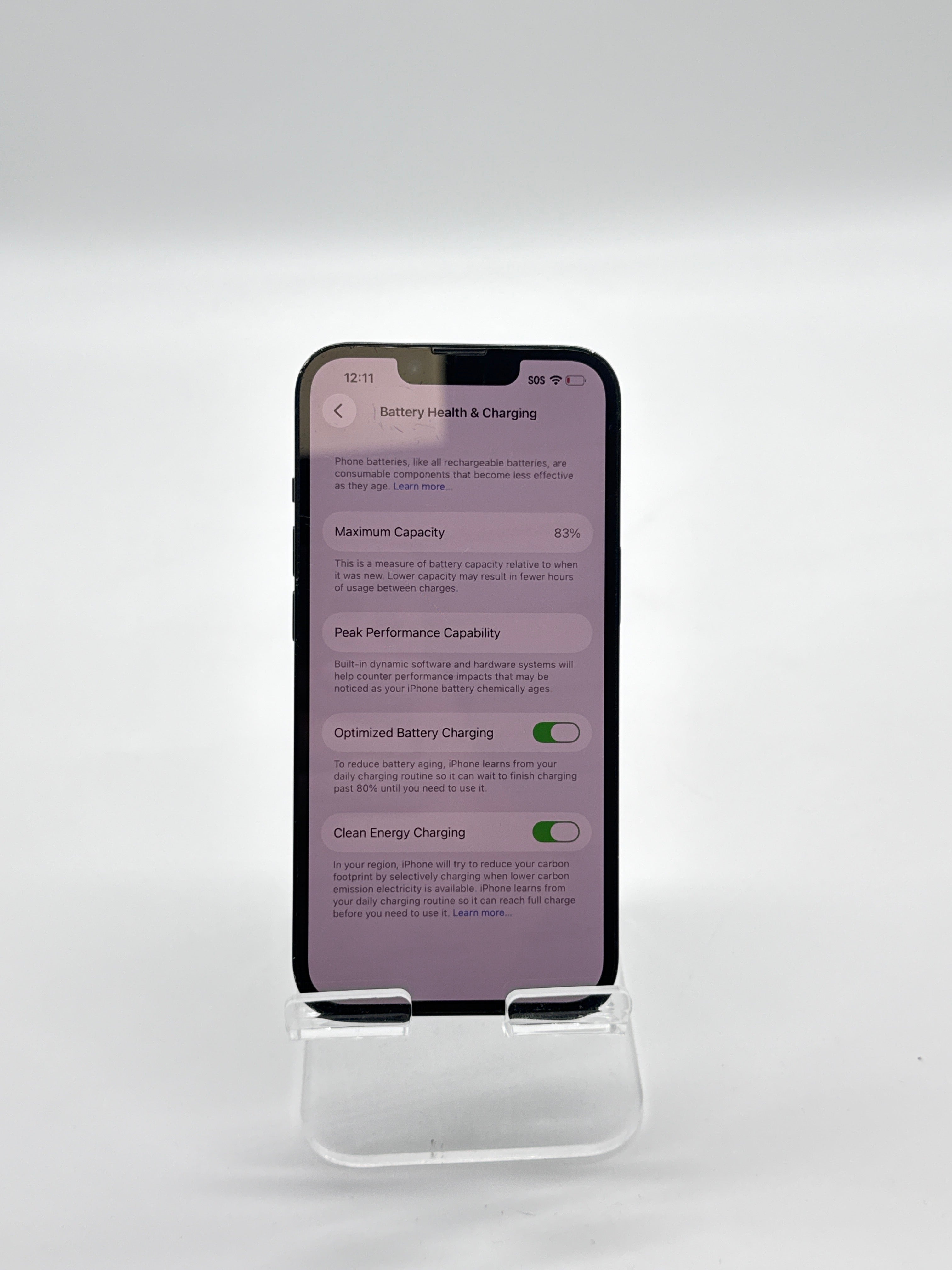 Apple iPhone 14 Midnight Unlocked 128GB - Visible scratches