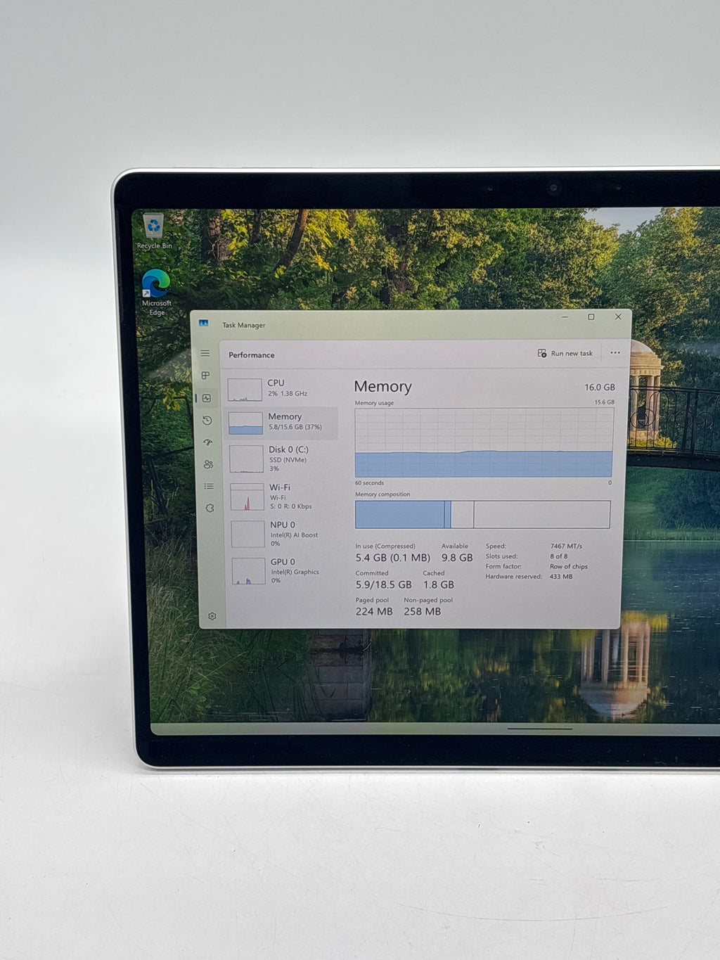 Microsoft Surface Pro 10 for Busuiness 2079 Ultra 7 165U 16GB RAM 512GB SSD
