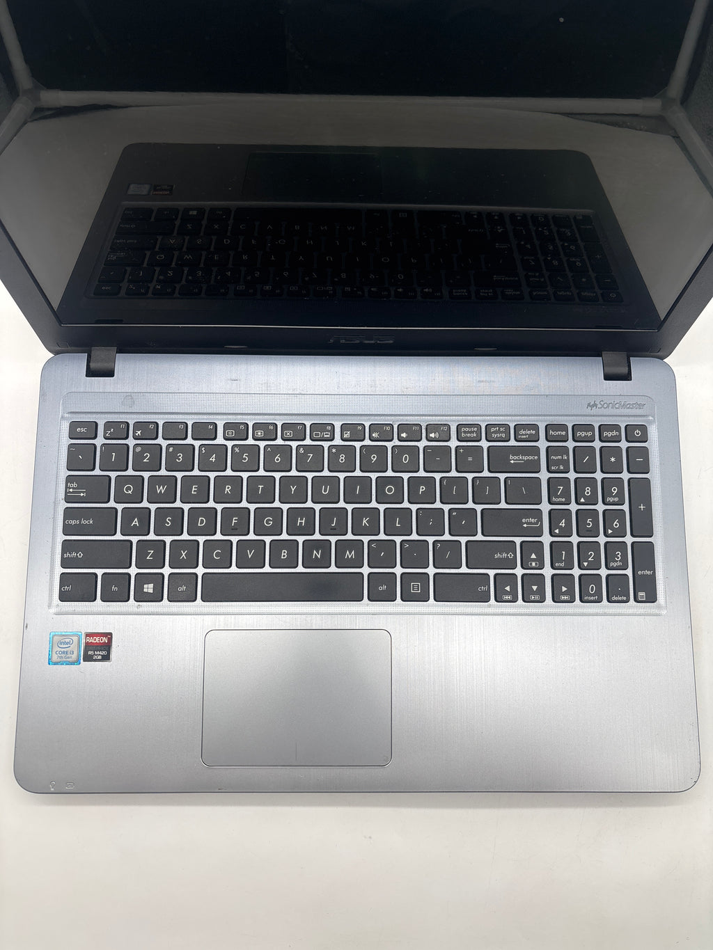 Asus A540U i3-7100U 4GB RAM 512GB SSD - For Parts (Bad Battery)