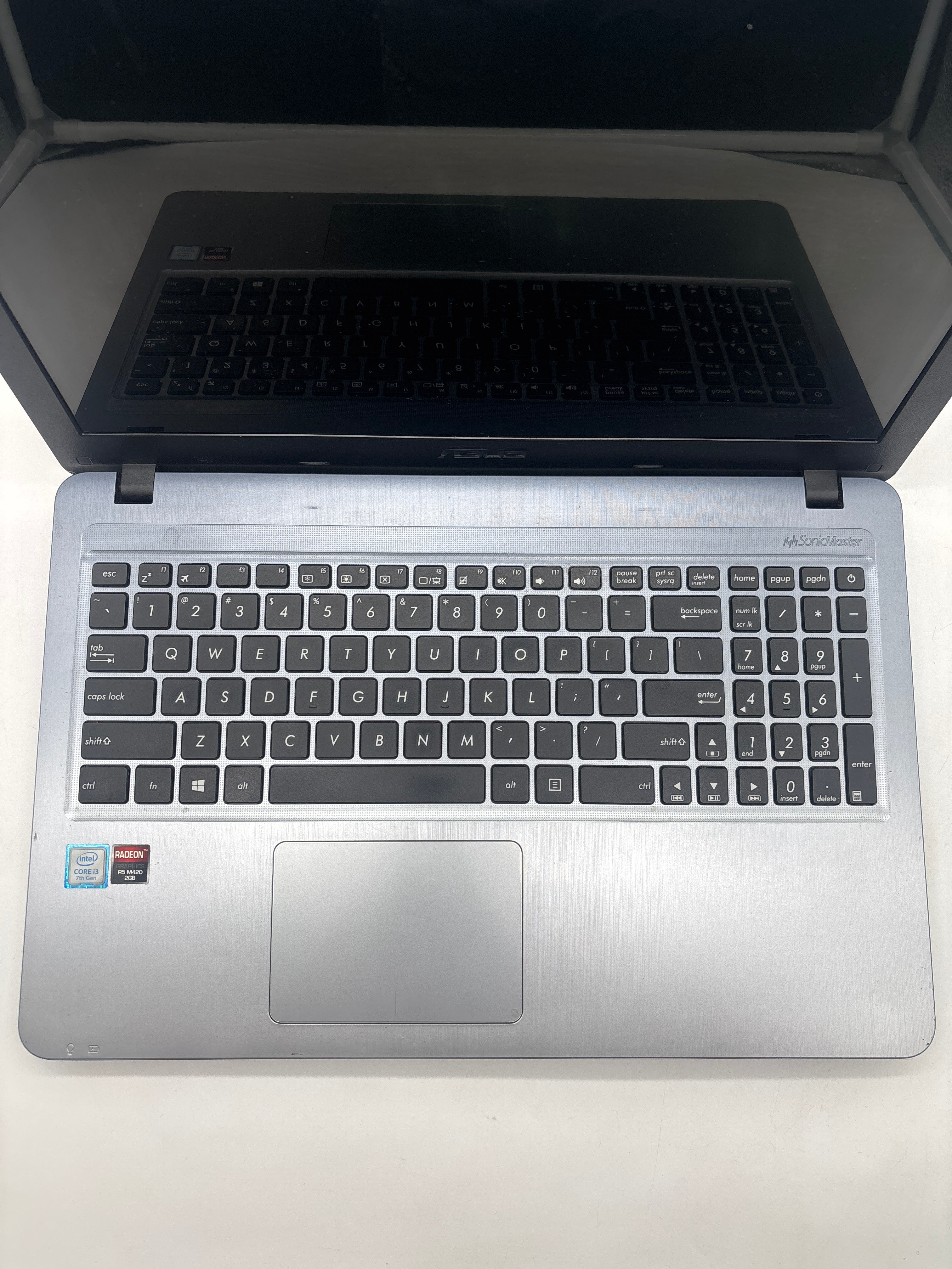 Asus A540U i3-7100U 4GB RAM 512GB SSD - For Parts (Bad Battery)