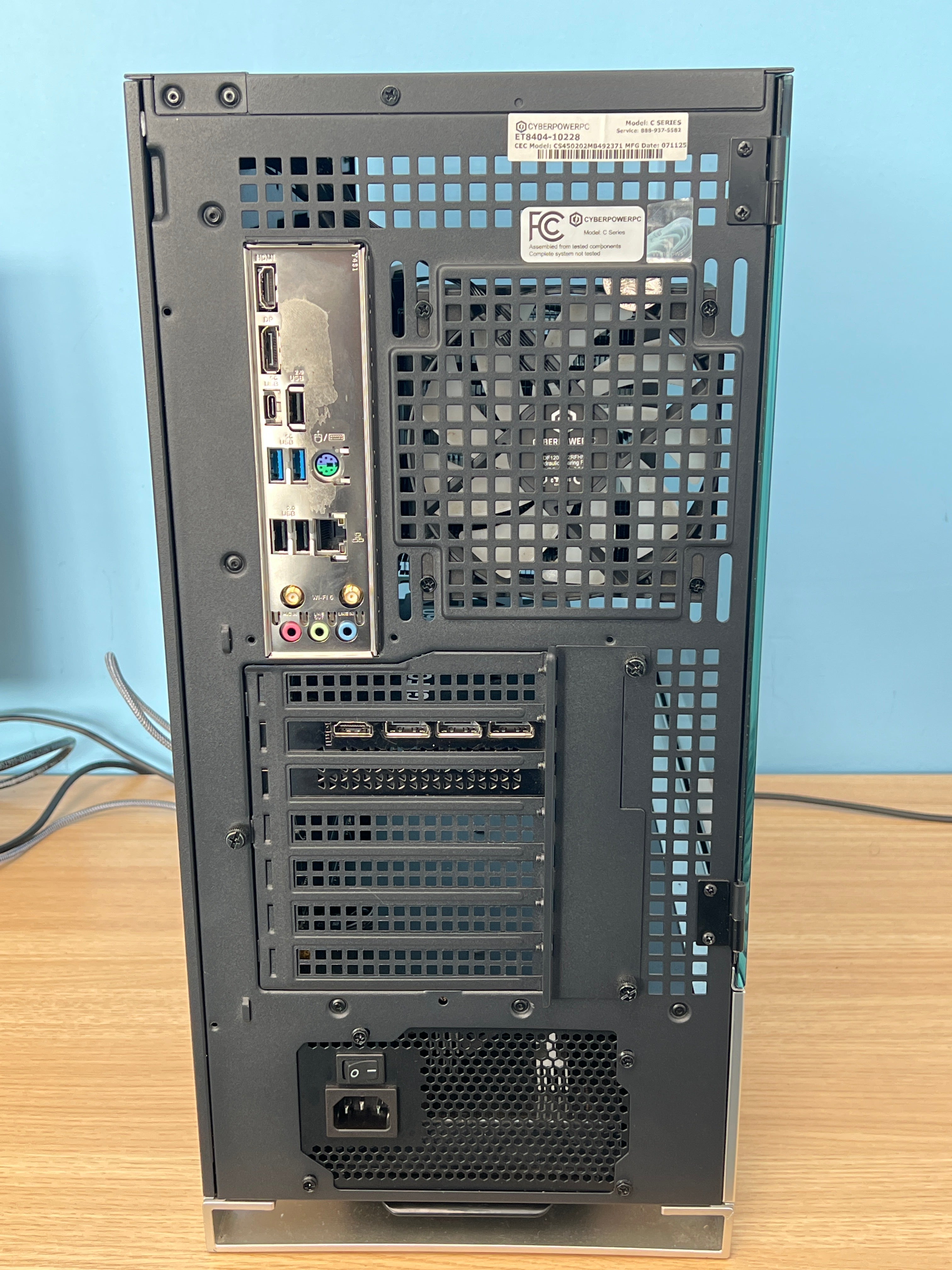 CyberPowerPC GMA7300WST Ryzen 5 8400F 16GB DDR5 1TB SSD RTX 5060 - For Parts
