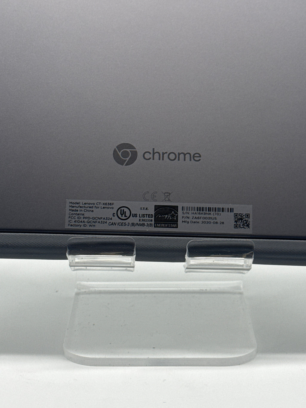 Lenovo IdeaPad Duet Chromebook CT-X636F 10.1" MediaTek Helio P60T 4GB RAM 64GB eMMC - Used