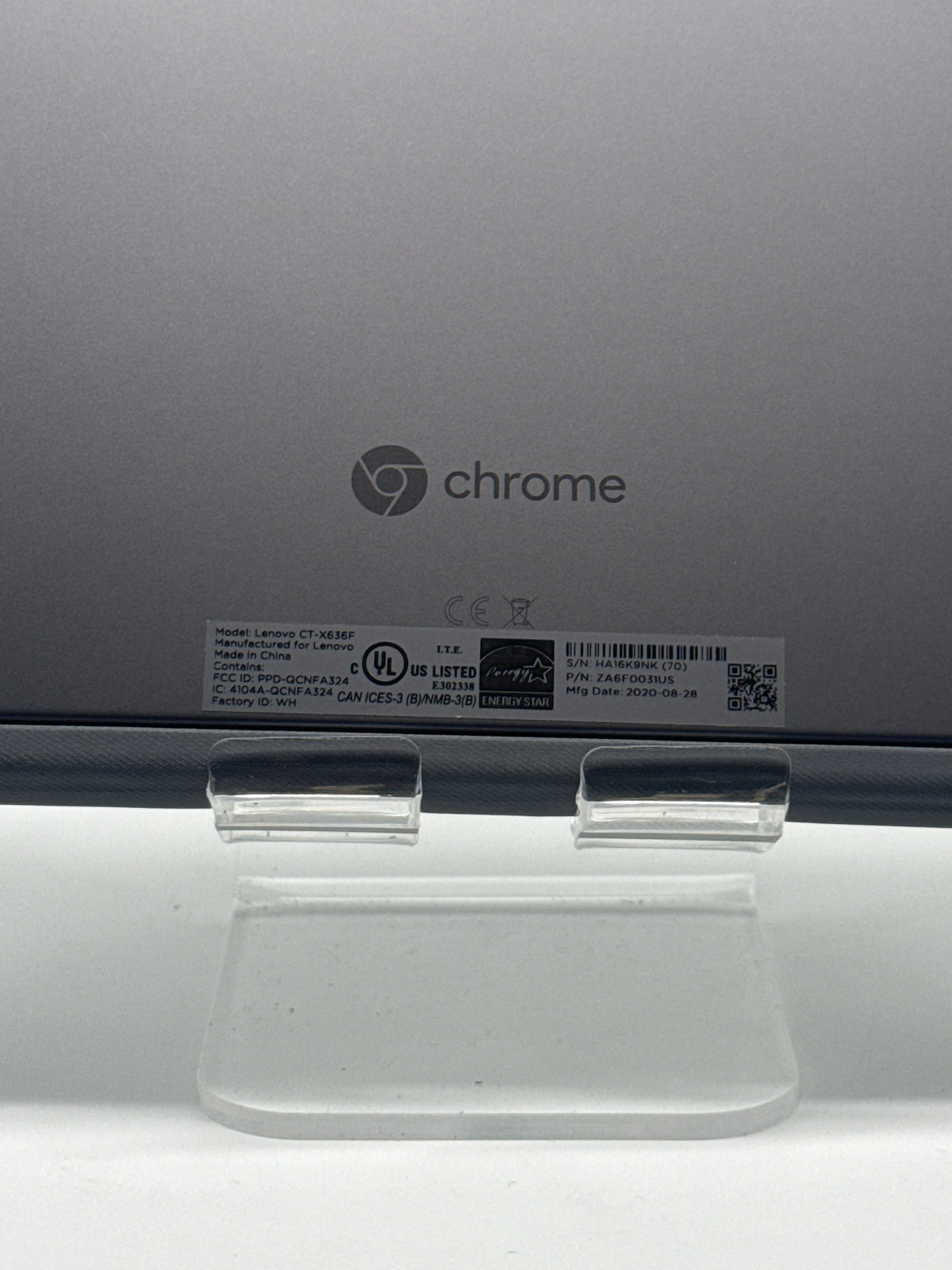 Lenovo IdeaPad Duet Chromebook CT-X636F 10.1" MediaTek Helio P60T 4GB RAM 64GB eMMC - Used