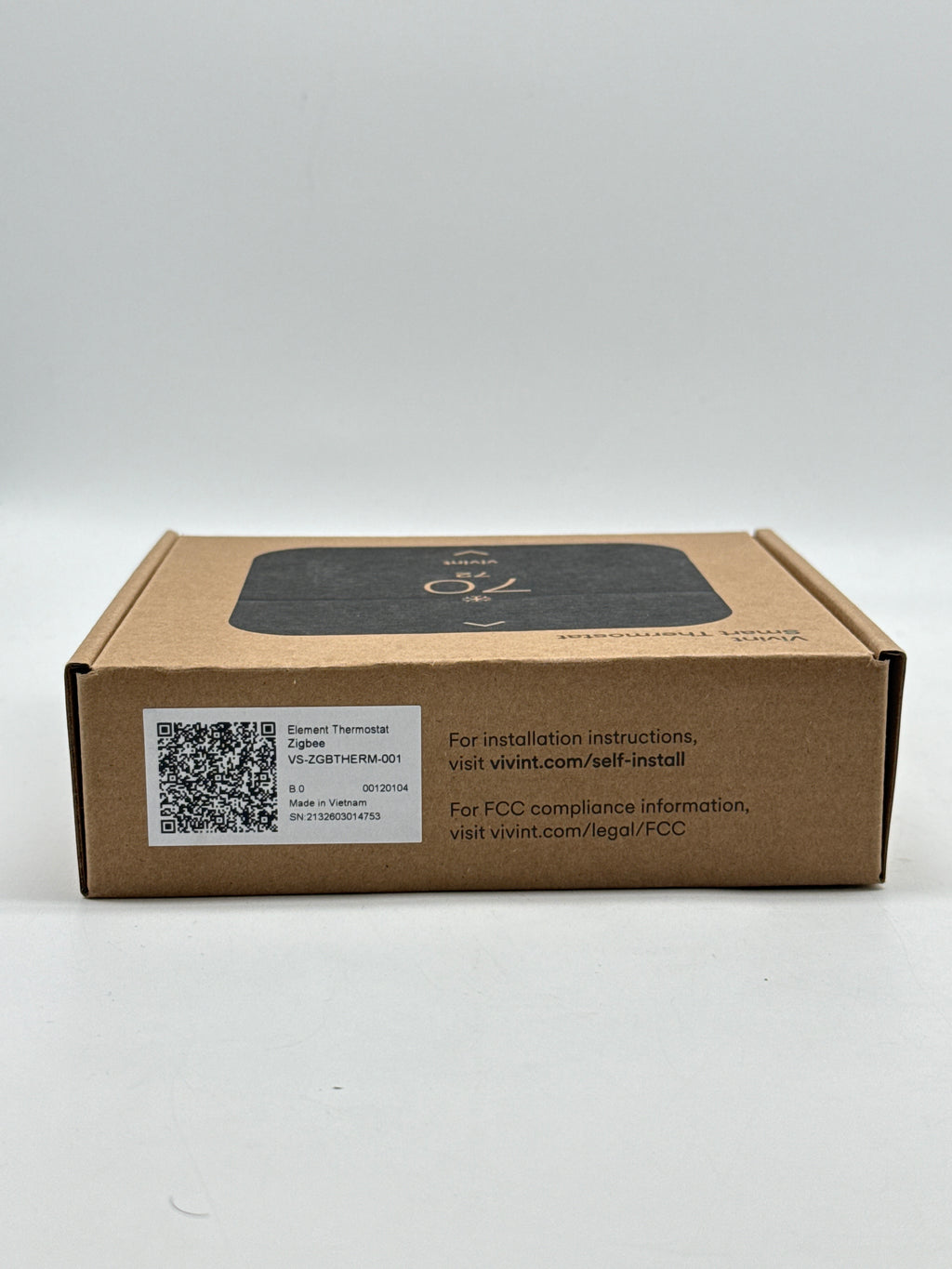 Vivint Smart Thermostat Element Zigbee Black - New