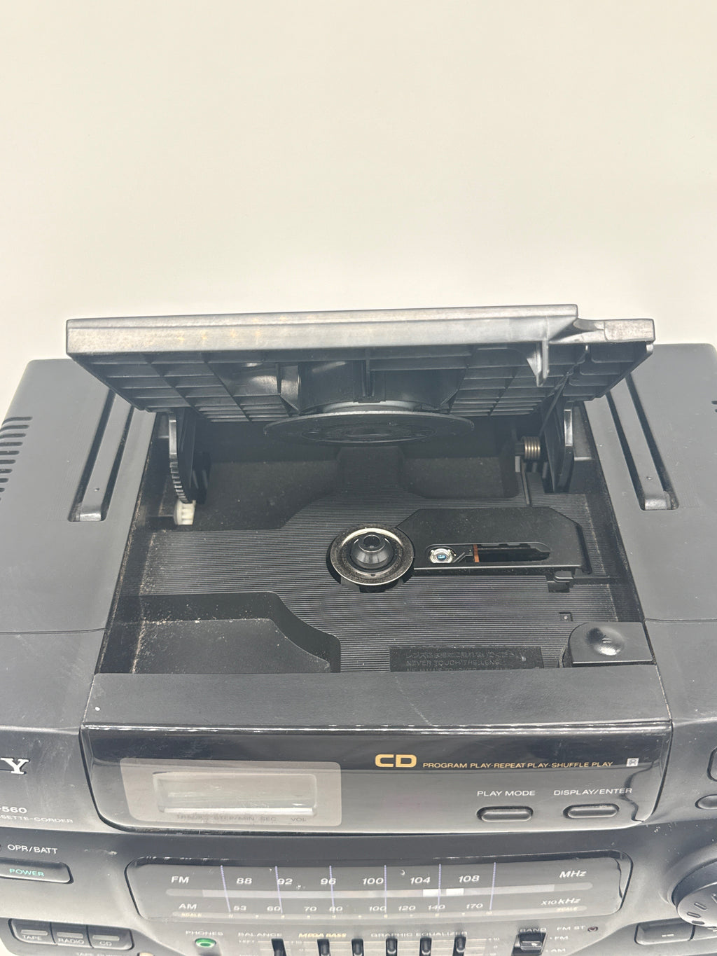 Sony CFD-560 CD Player Radio Stereo Cassette Boombox - For Parts
