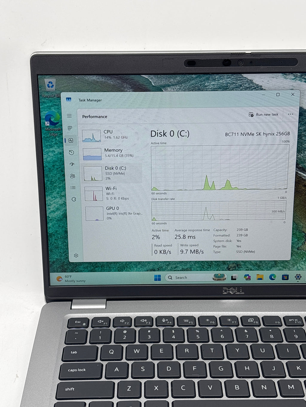 Dell Latitude 5420 14" Touch i5-1145G7 16GB RAM 256GB SSD Gray - Used