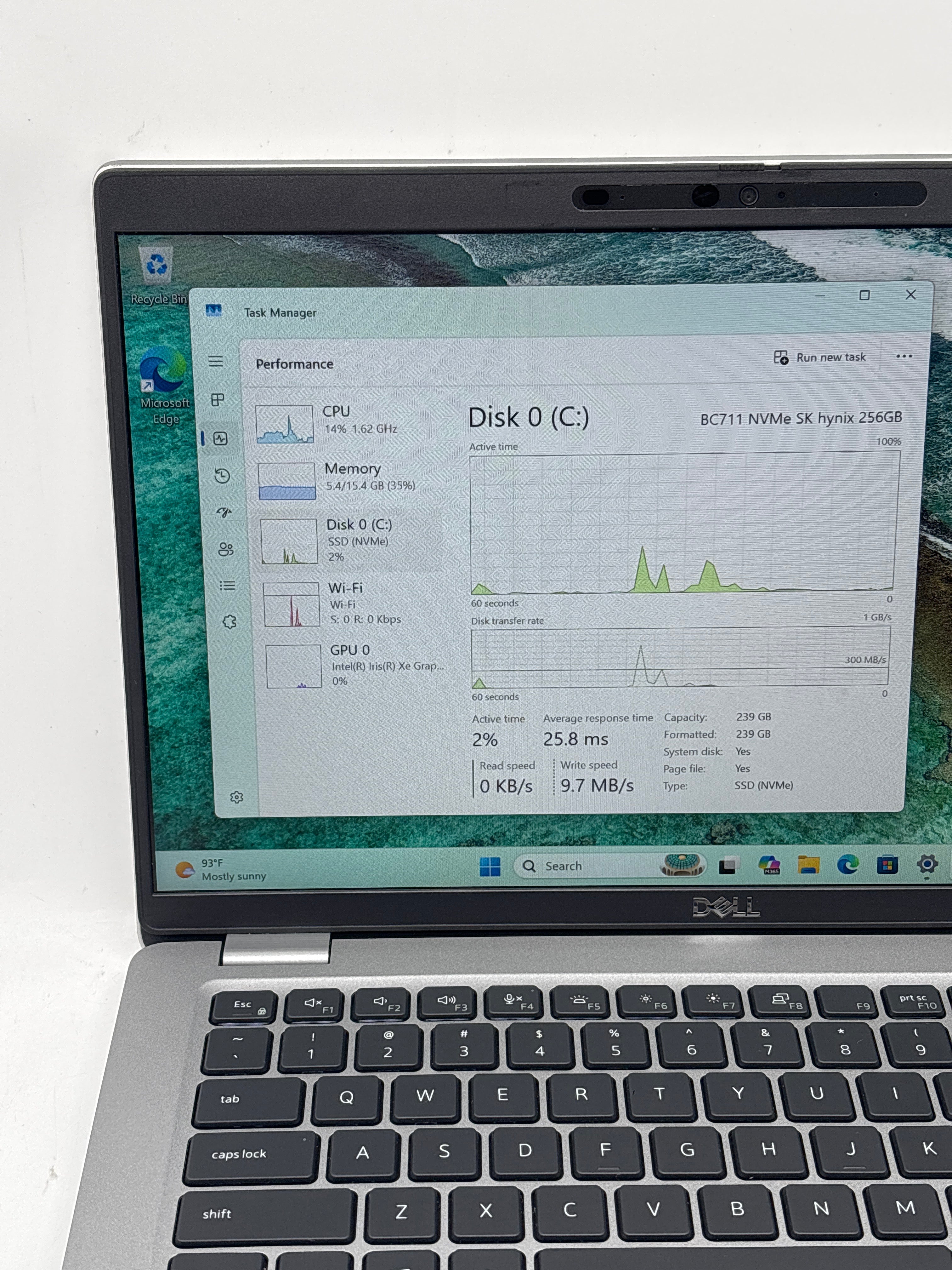 Dell Latitude 5420 14" Touch i5-1145G7 16GB RAM 256GB SSD Gray - Used