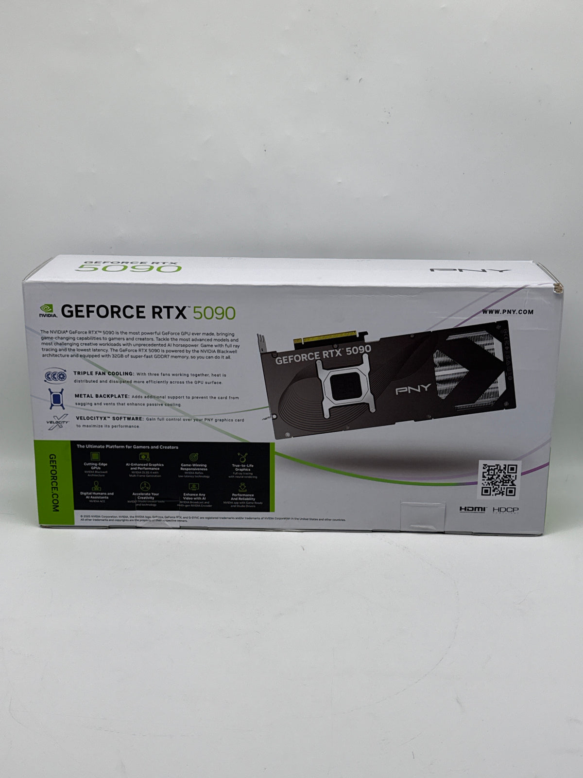PNY GeForce RTX 5090 OC Triple Fan 32GB GDDR7 Graphics Card - New