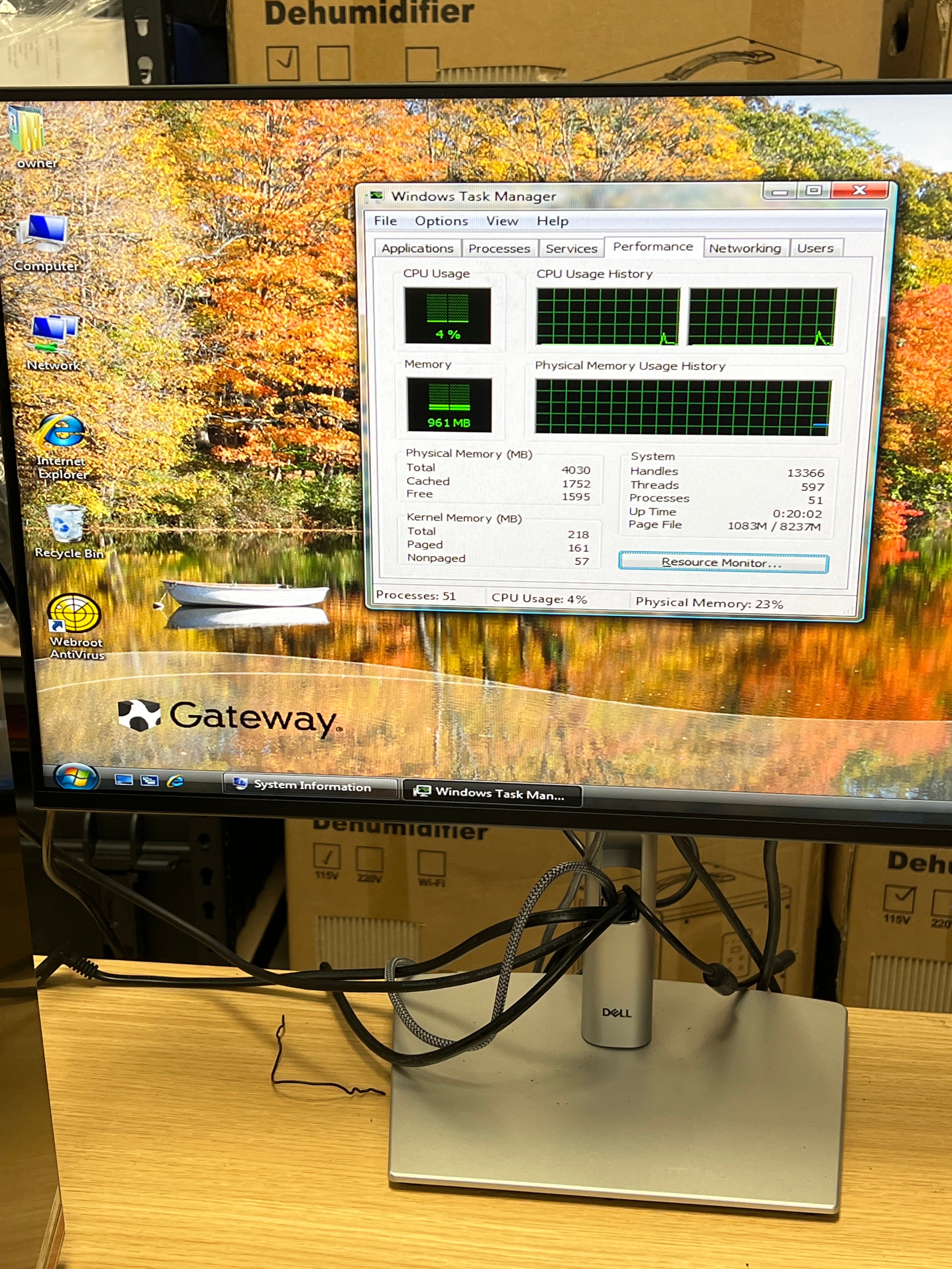 Gateway DX4720-03 Pentium Dual Core E5200 4GB RAM 500GB HDD - New Open Box