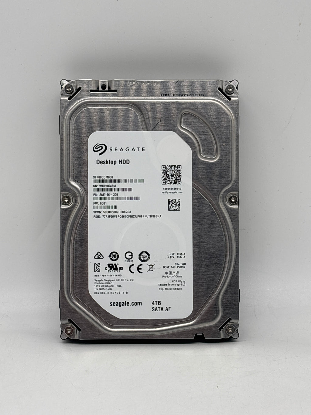 Seagate 4TB SATA 3.5 Desktop Hard Drive (ST4000DM000) DESKTOP HDD 4000GB