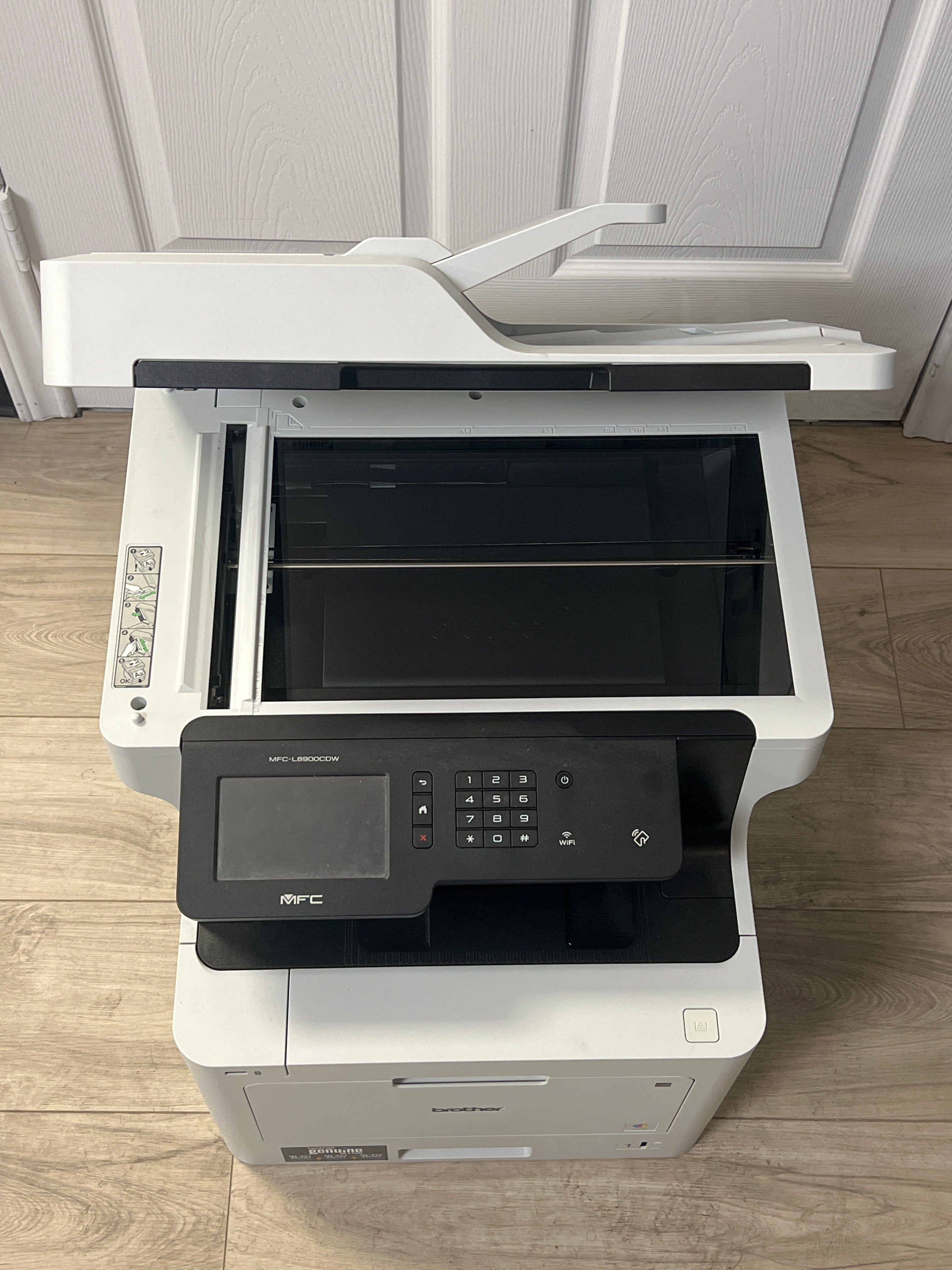 Brother MFC-L8900CDW All-In-One Color Laser Multifunction Printer - White