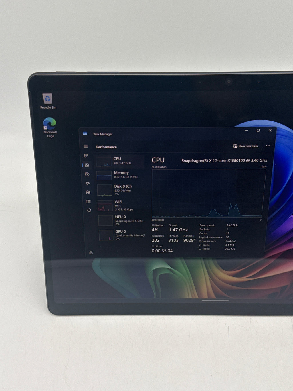 Microsoft Surface Pro 11 2076 Snapdragon X 12-Core 16GB RAM 1TB SSD - Arabic Keyboard