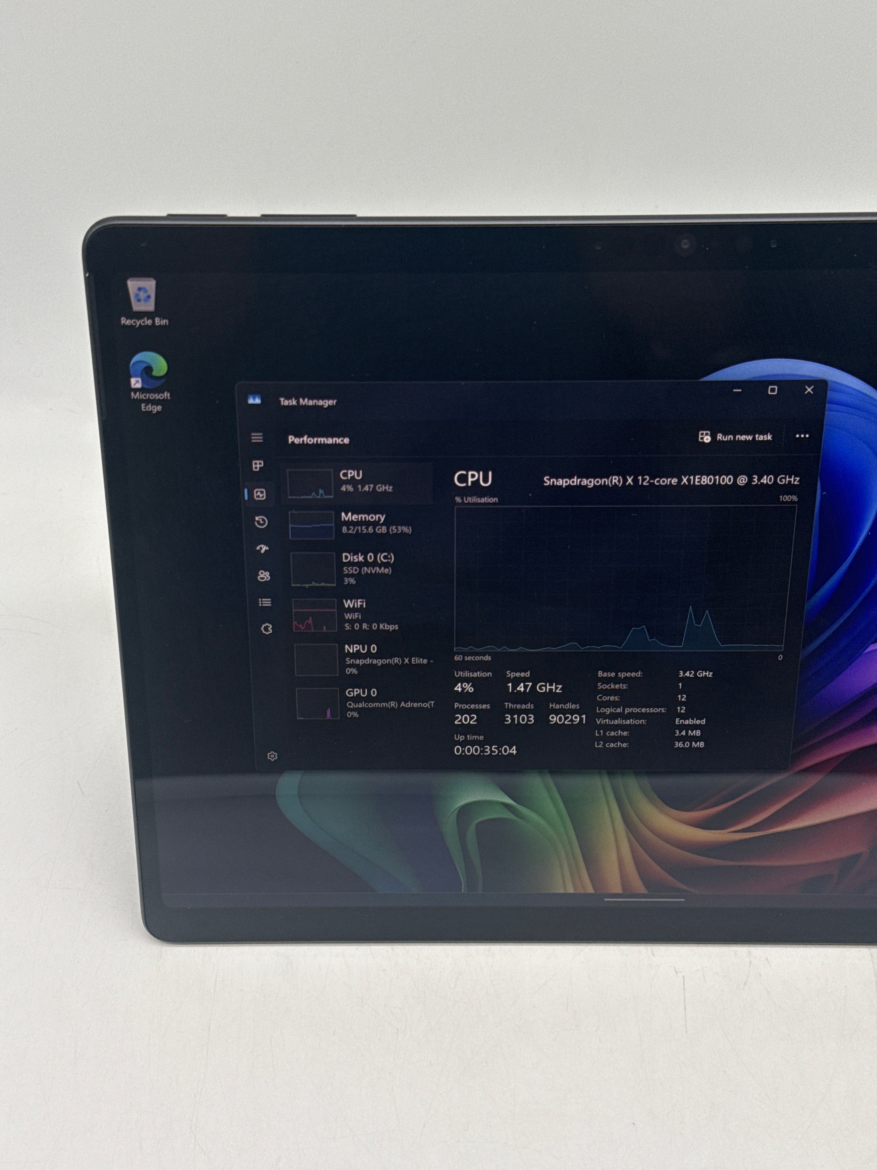 Microsoft Surface Pro 11 2076 Snapdragon X 12-Core 16GB RAM 1TB SSD - Arabic Keyboard