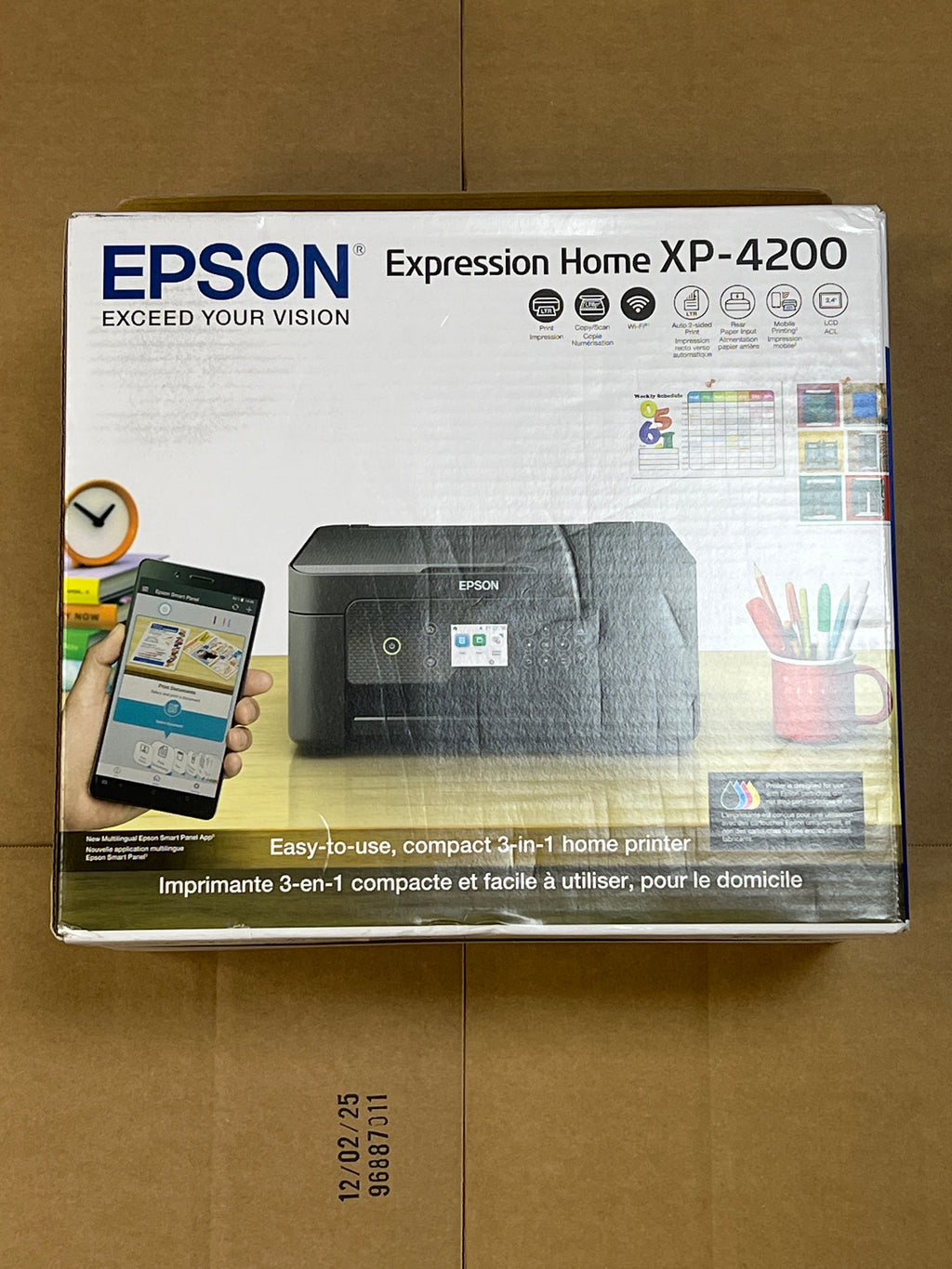 Epson Expression Home XP-4200 All-in-One Inkjet Printer - New In Box