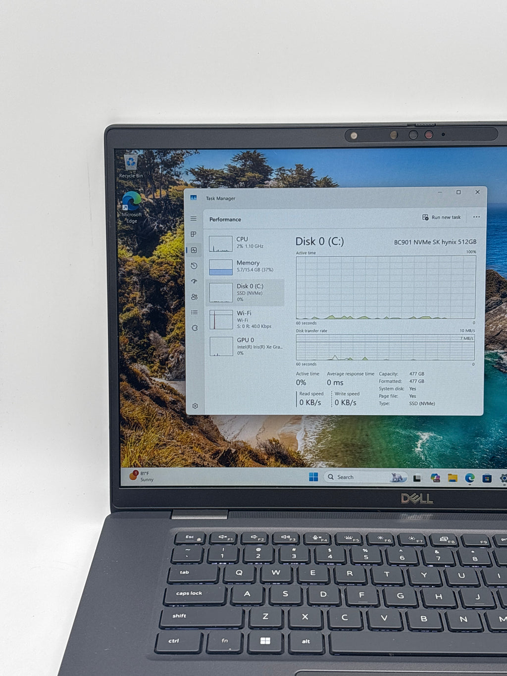 Dell Latitude 7530 i7-1265U 16GB 512GB SSD