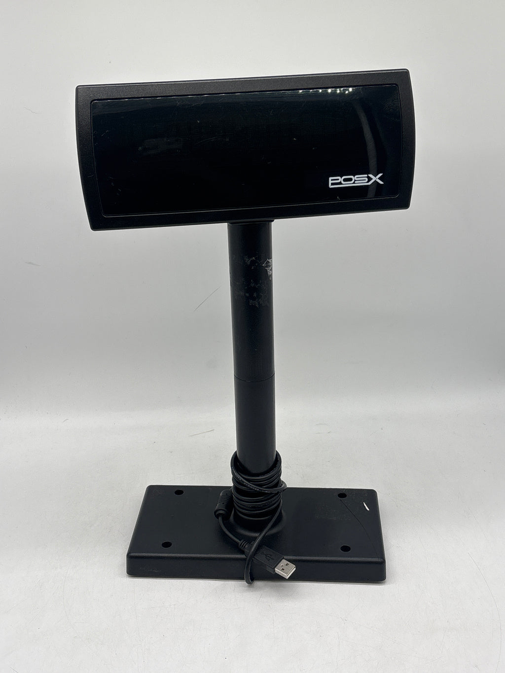POS X XP 2800U Customer Pole Display 2-Line VFD Adjustable Height POS Screen - Used