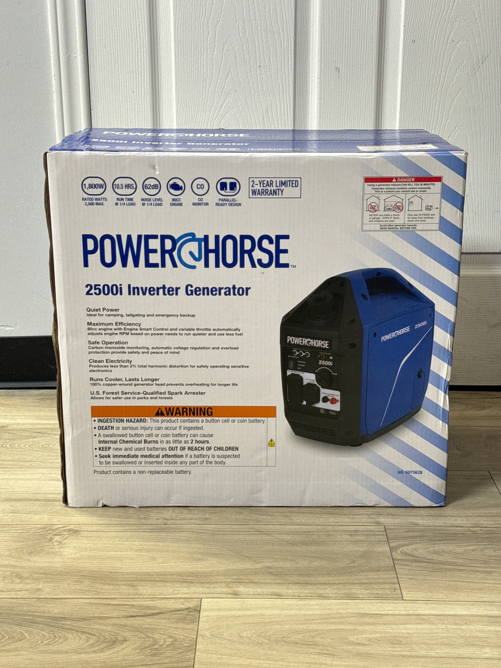 Powerhorse 2500i Portable Inverter Generator 2500W Gas Powered - New