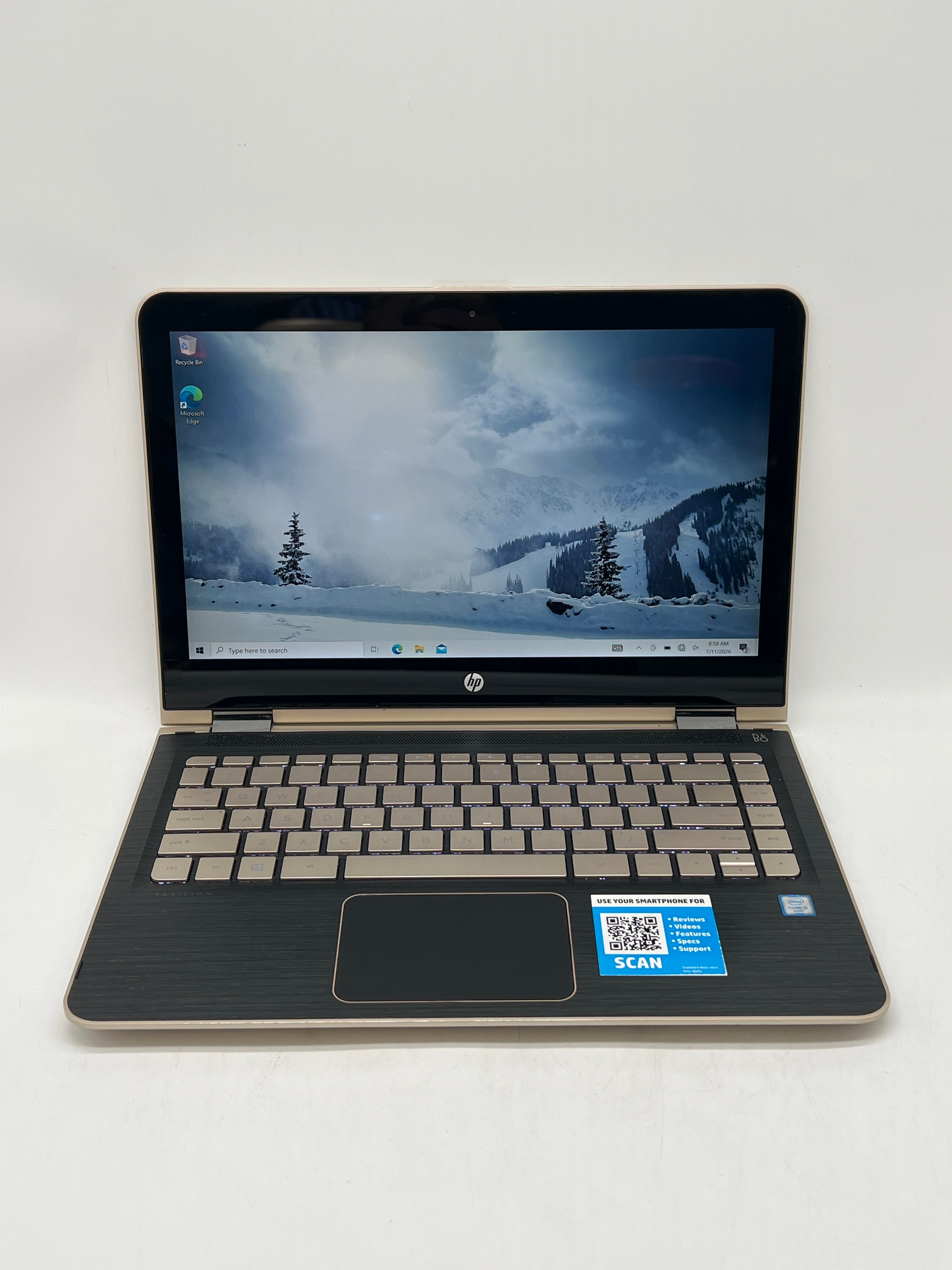 HP Pavilion x360 M3-U003DX 15.6" Intel i5-6200U 8GB RAM 128GB SSD Gold - Used