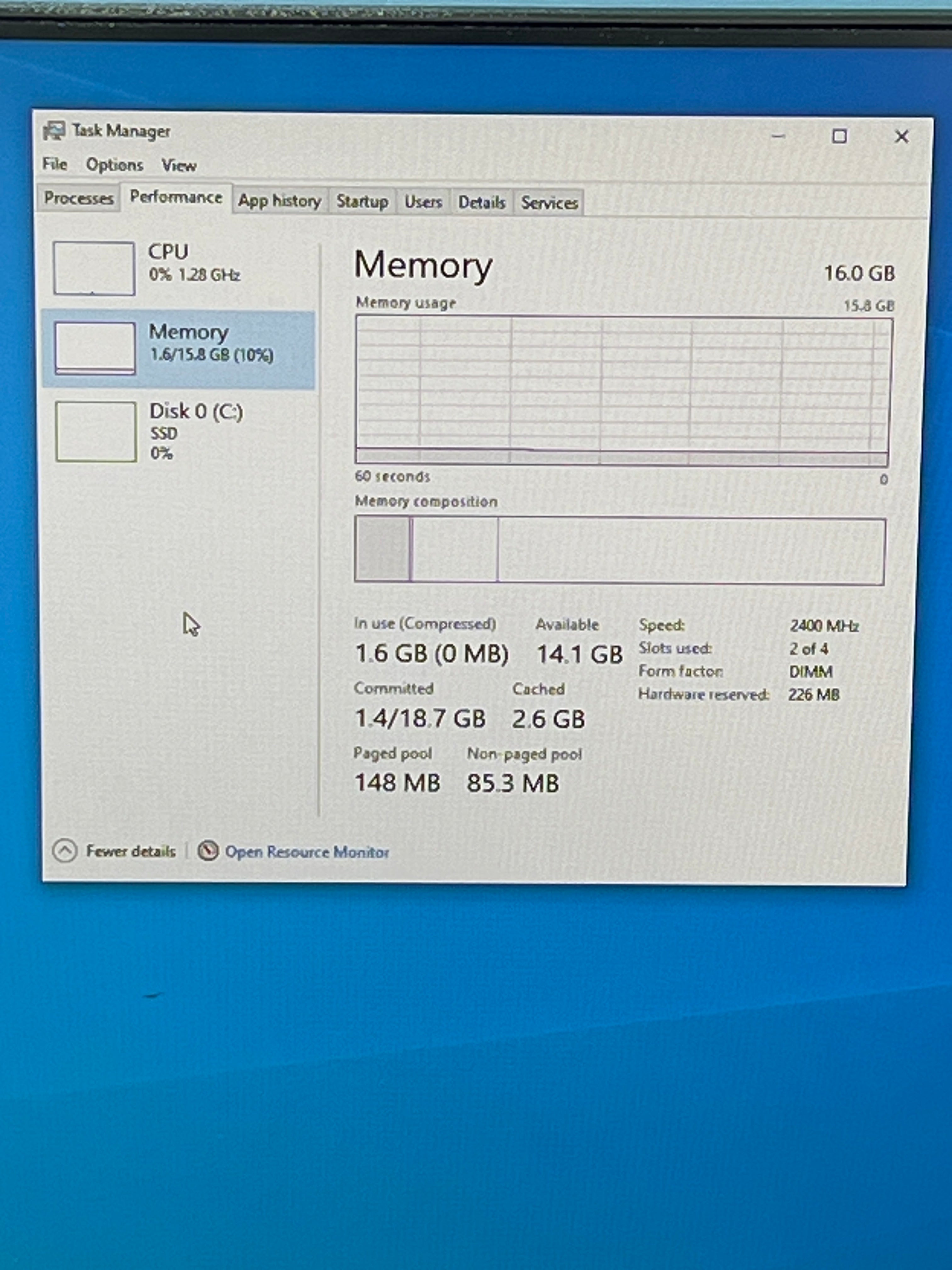 HP Elitedesk 800 G4 SFF i5-8500 16GB RAM 256GB SSD - Used