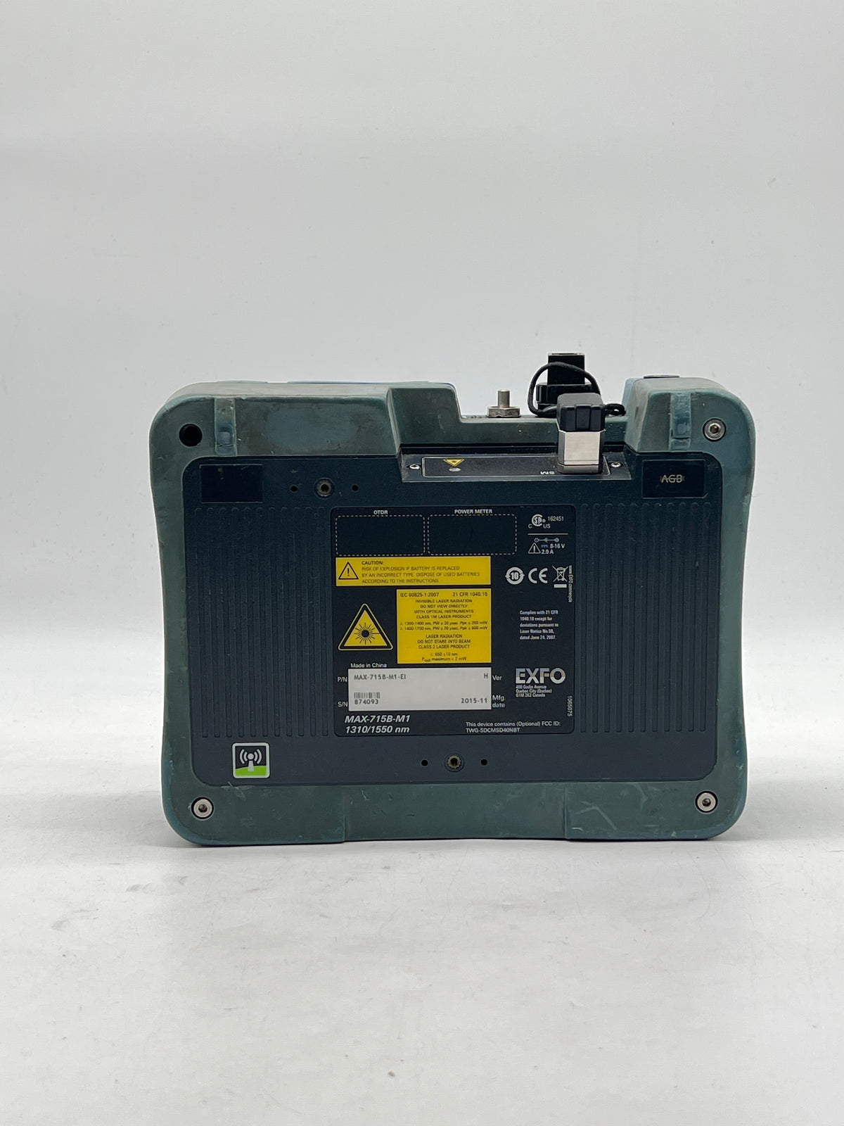 EXFO MAX-715B-M1-EI OTDR Fiber Optic Tester Blue - Used