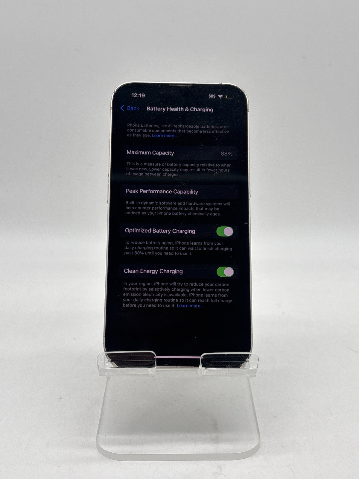 Apple iPhone 13 6.1" A2633 128GB Network Unlocked Starlight - For Parts