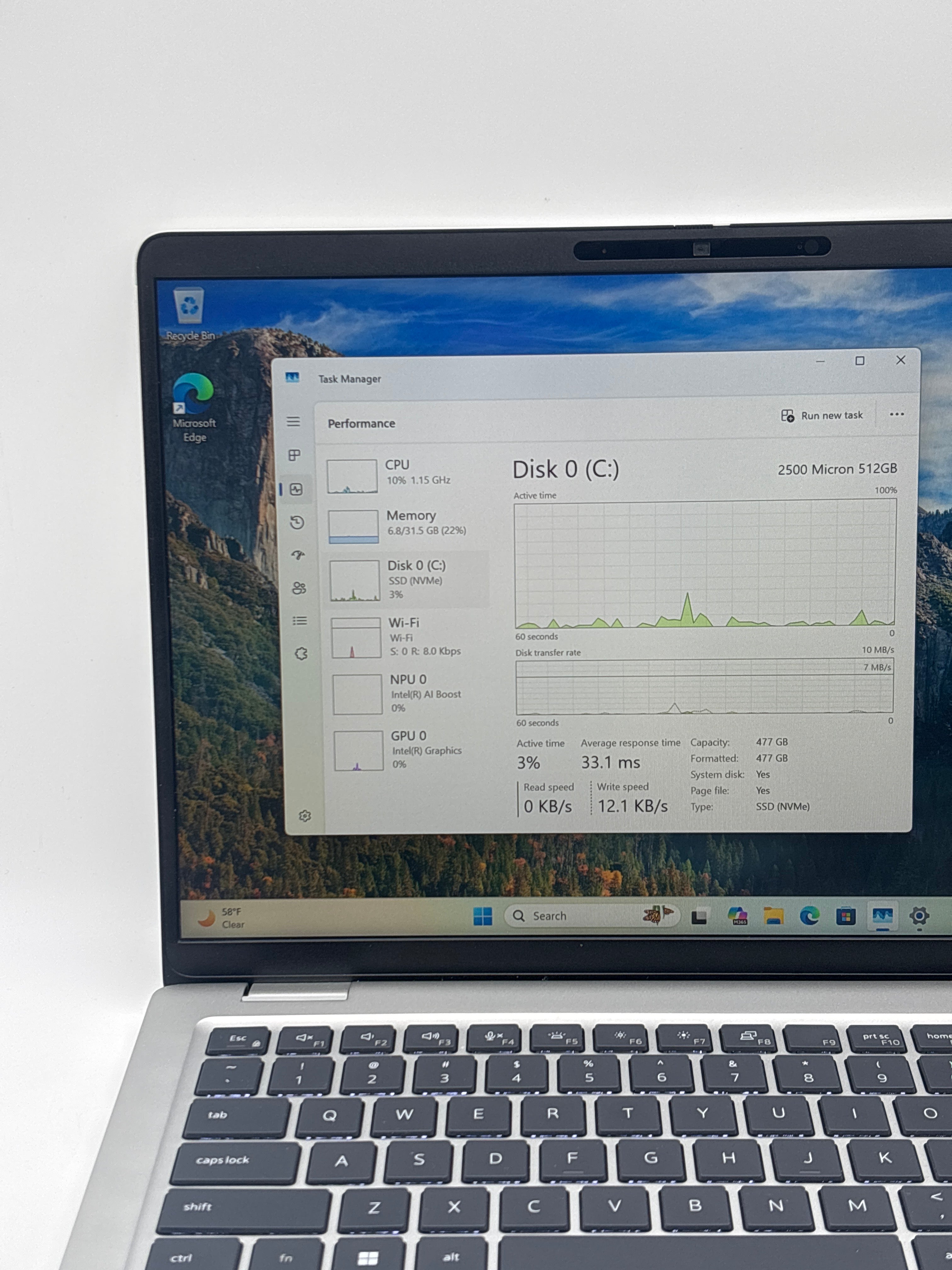 Dell Pro 14 Plus Ultra 7 265U 32GB RAM 512GB SSD Silver - Used (Warranty)