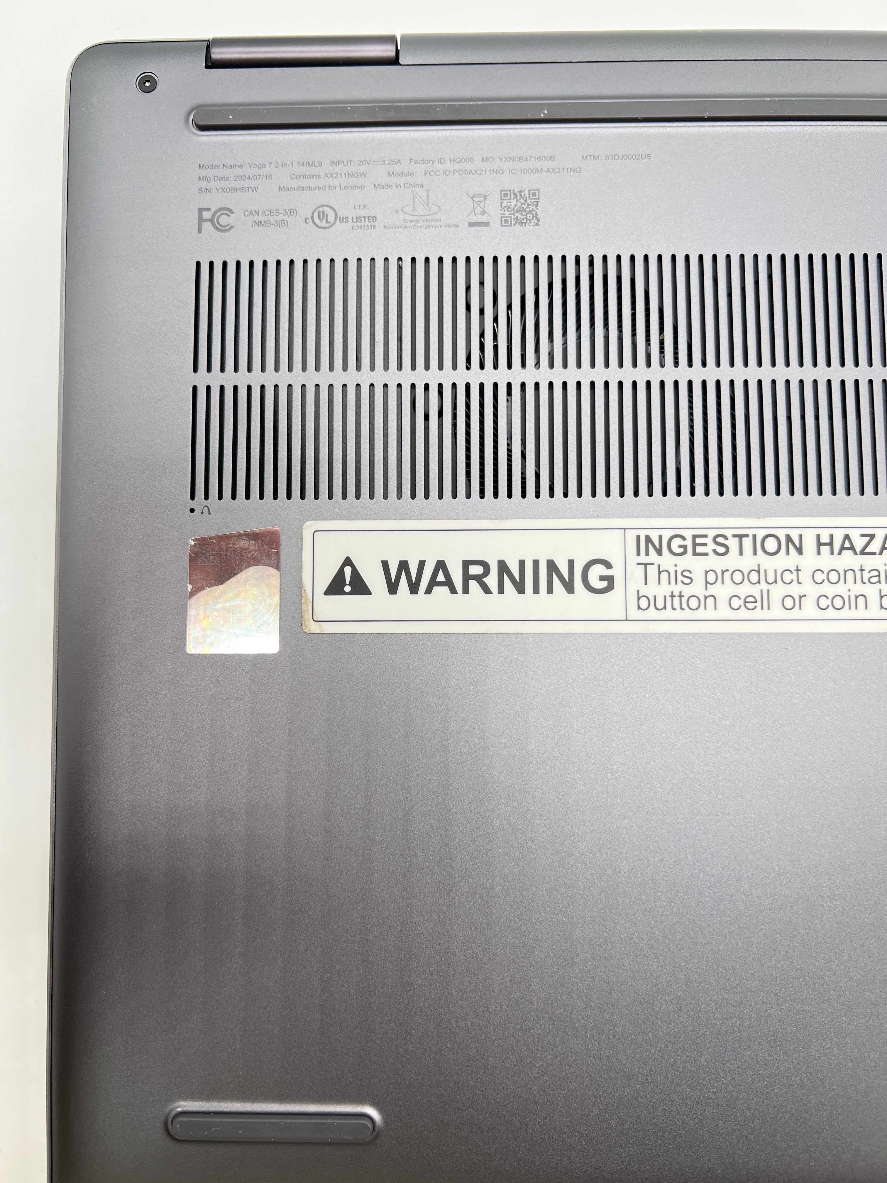 Lenovo Yoga 7 14IML9 Ultra 7 16GB RAM 1TB SSD - For Parts (READ DESC)
