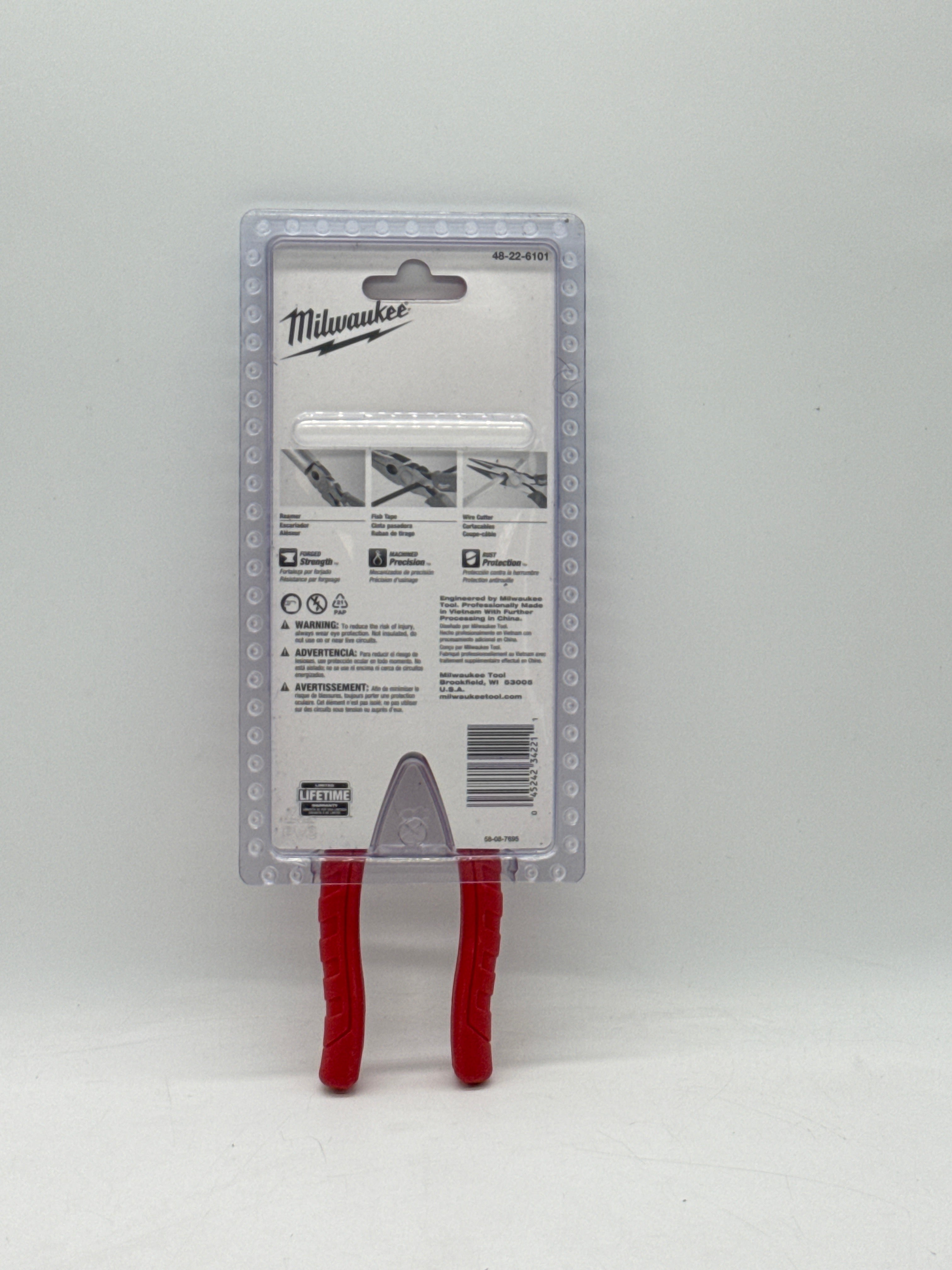 Milwaukee Long-Nose Pliers 48-22-6101 - New In Box
