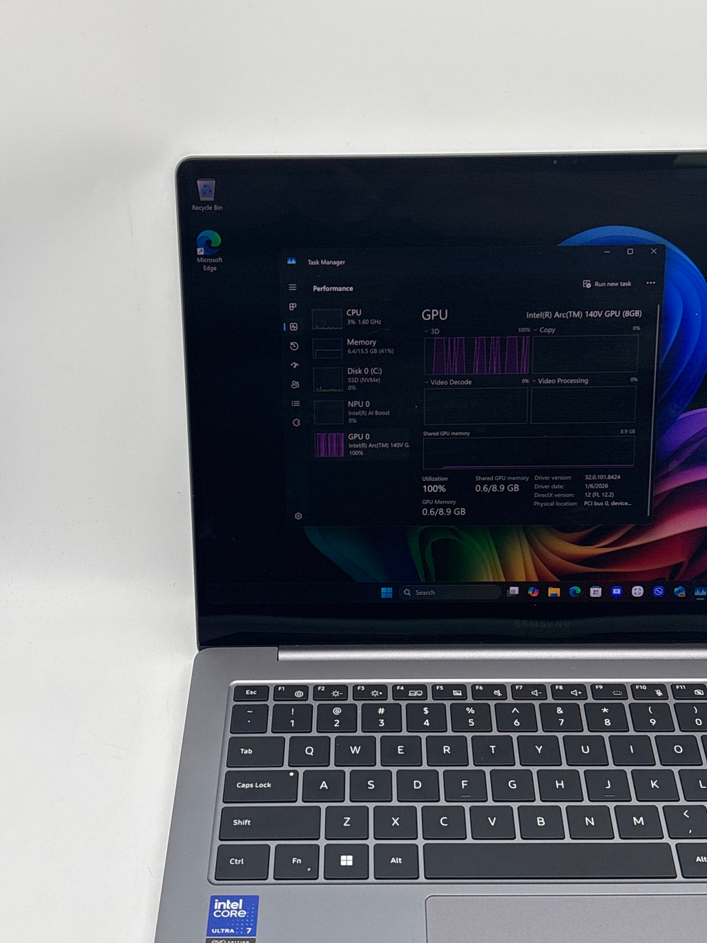Samsung Galaxy Book NP940XHA Touch Ultra 7 256V 16GB RAM 512GB SSD Used