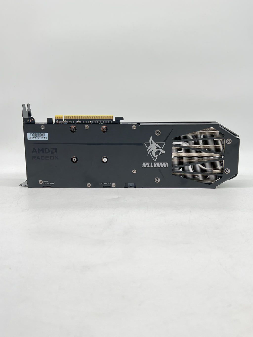 PowerColor Hellhound RX 9060 XT 16GB GDDR6 PCIe 5.0 Video Card Black