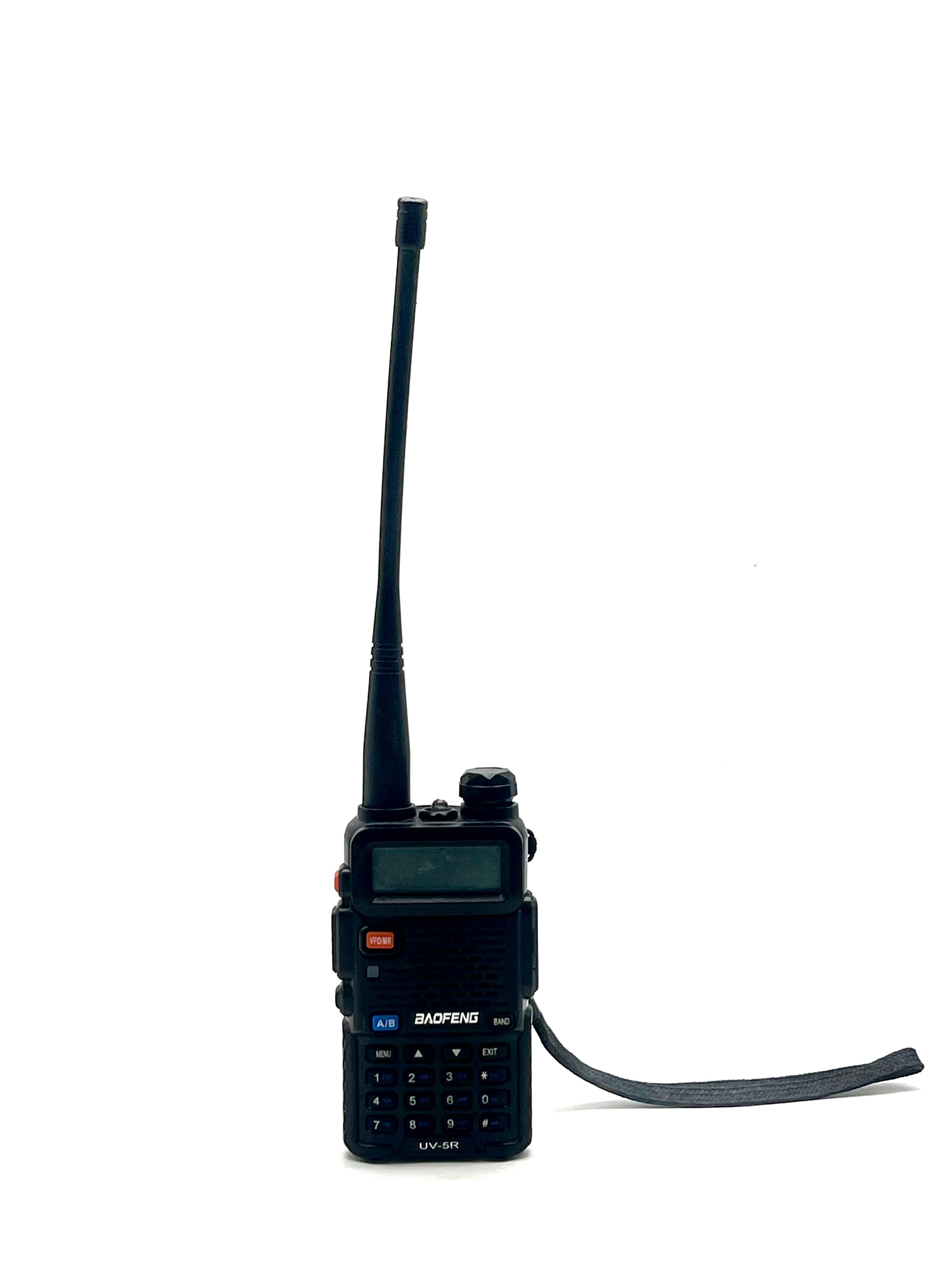 Lot of 4 Baofeng UV-5R Black Portable Handheld Radio - Used