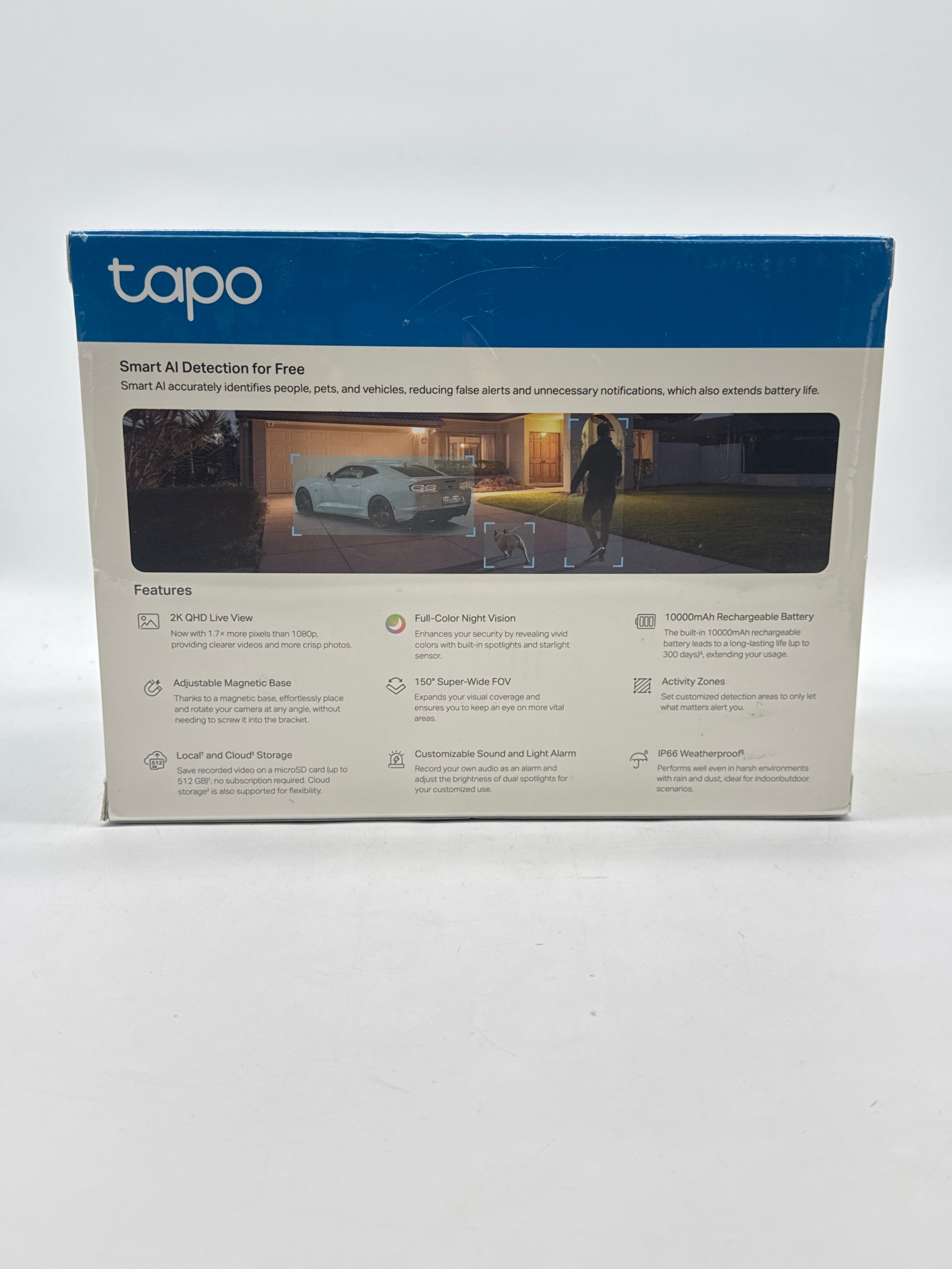 TP-Link Tapo WireFree 2K Magnetic Security Camera System 3-Pack - New