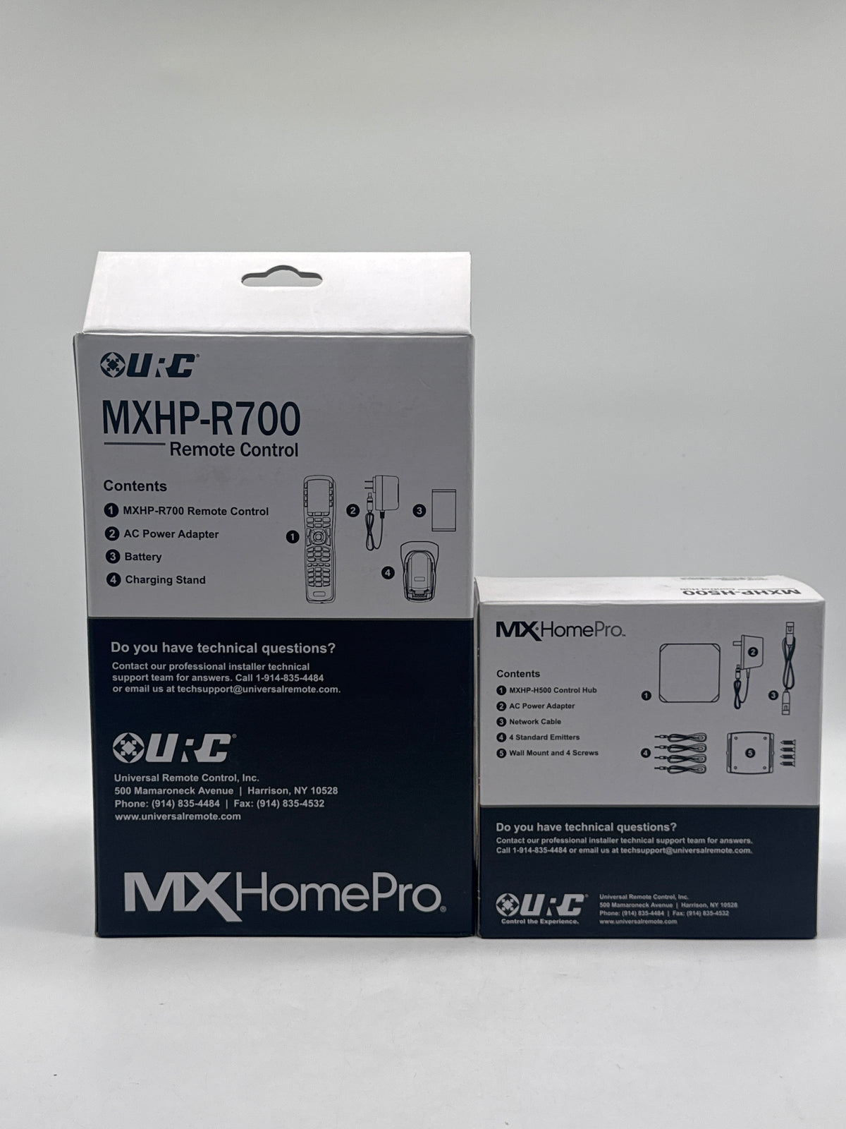 URC MXHP-R700 Wi-Fi Remote with MXHP-H500 Smart Hub Bundle - New