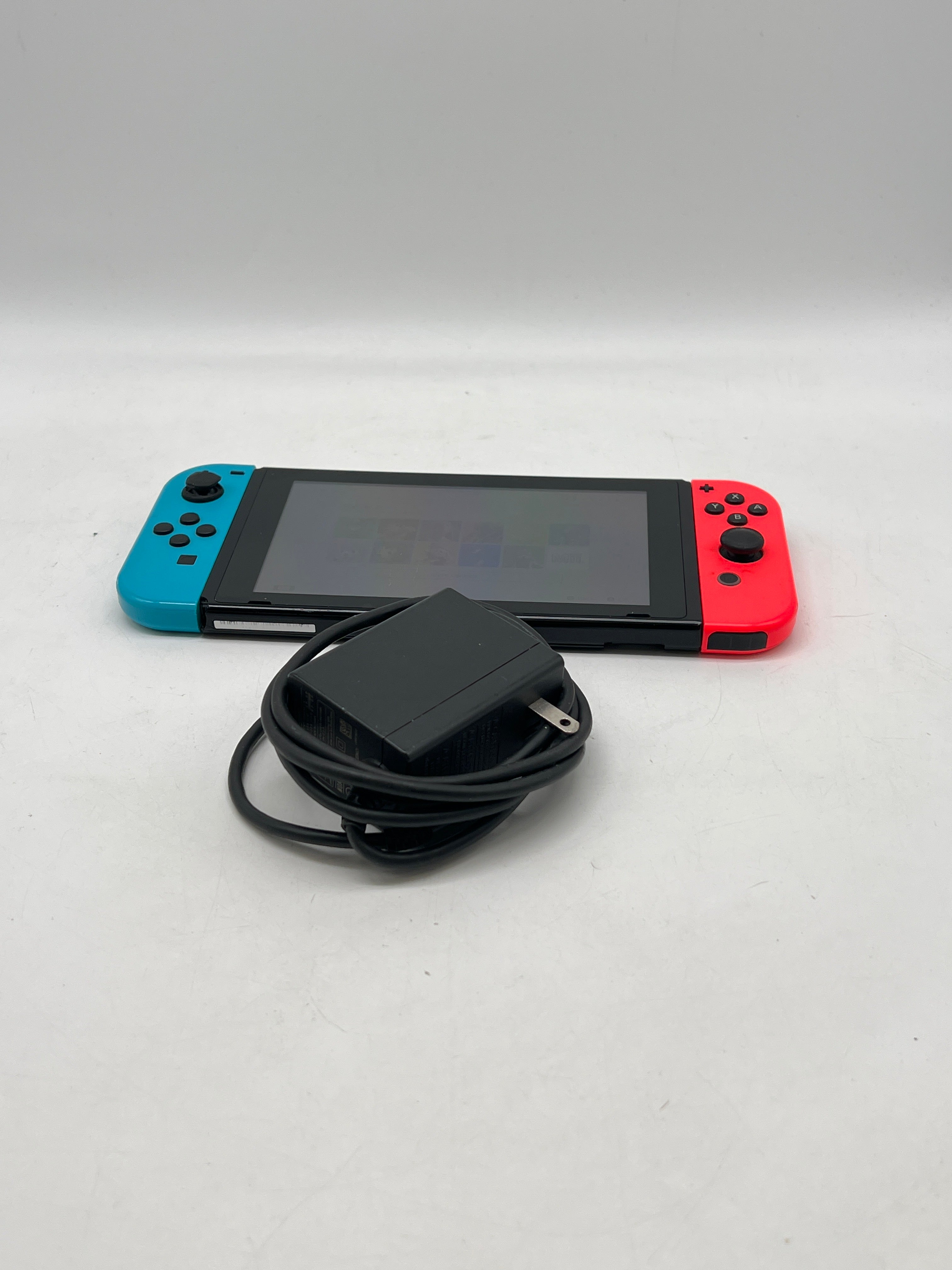 Nintendo Switch V2 HAC-001(-01) 32GB Red/Blue Joy-Con - READ