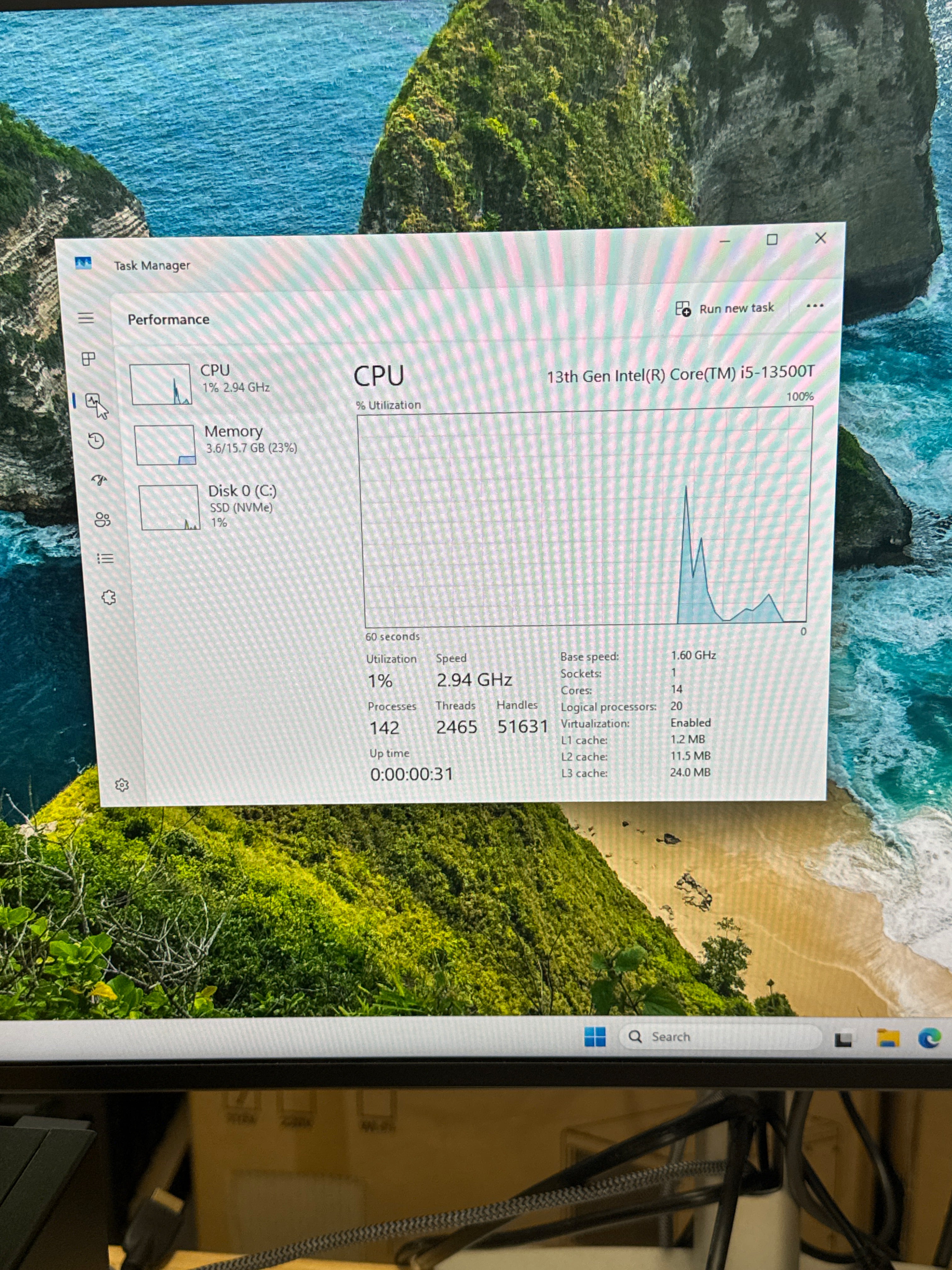 Dell OptiPlex Micro Plus 7010 Desktop Computer i5-13500T 16GB RAM 256GB SSD - Used