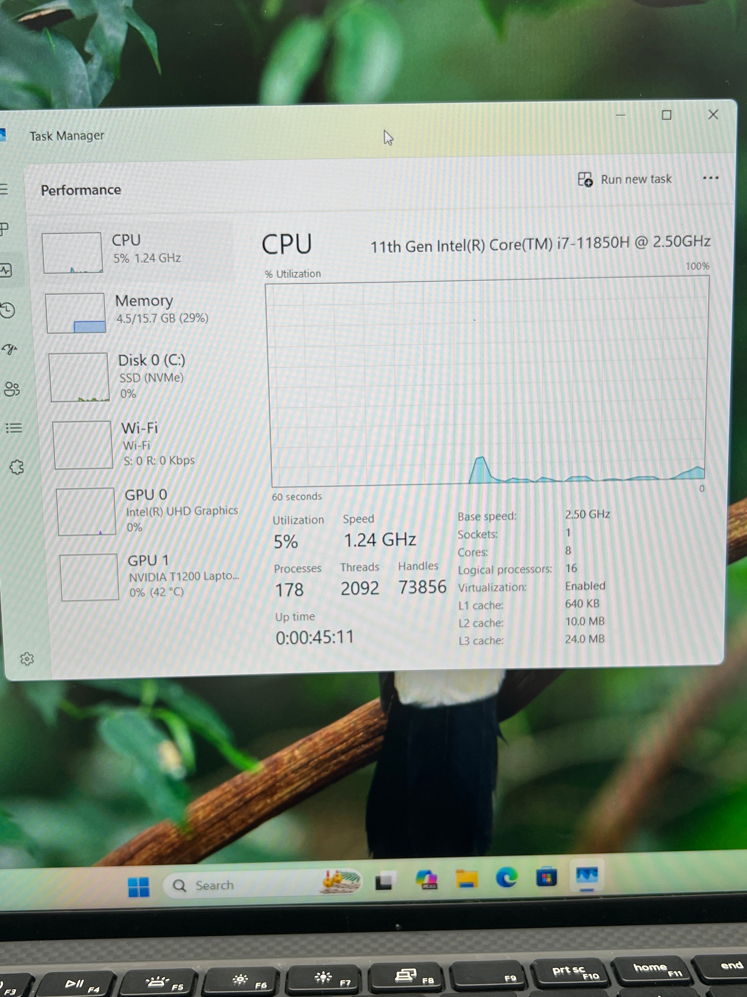 Dell Precision 5560 i7-11850H 16GB RAM 512GB SSD NVIDIA T1200
