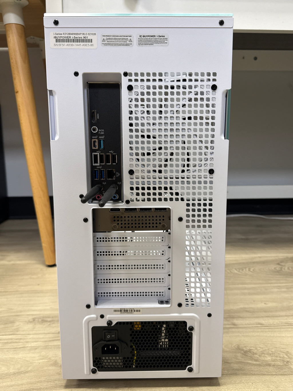 Custom Gaming PC Ryzen 7 8700F 16GB RAM 1TB SSD RTX 5060 8GB Win 11 - Used