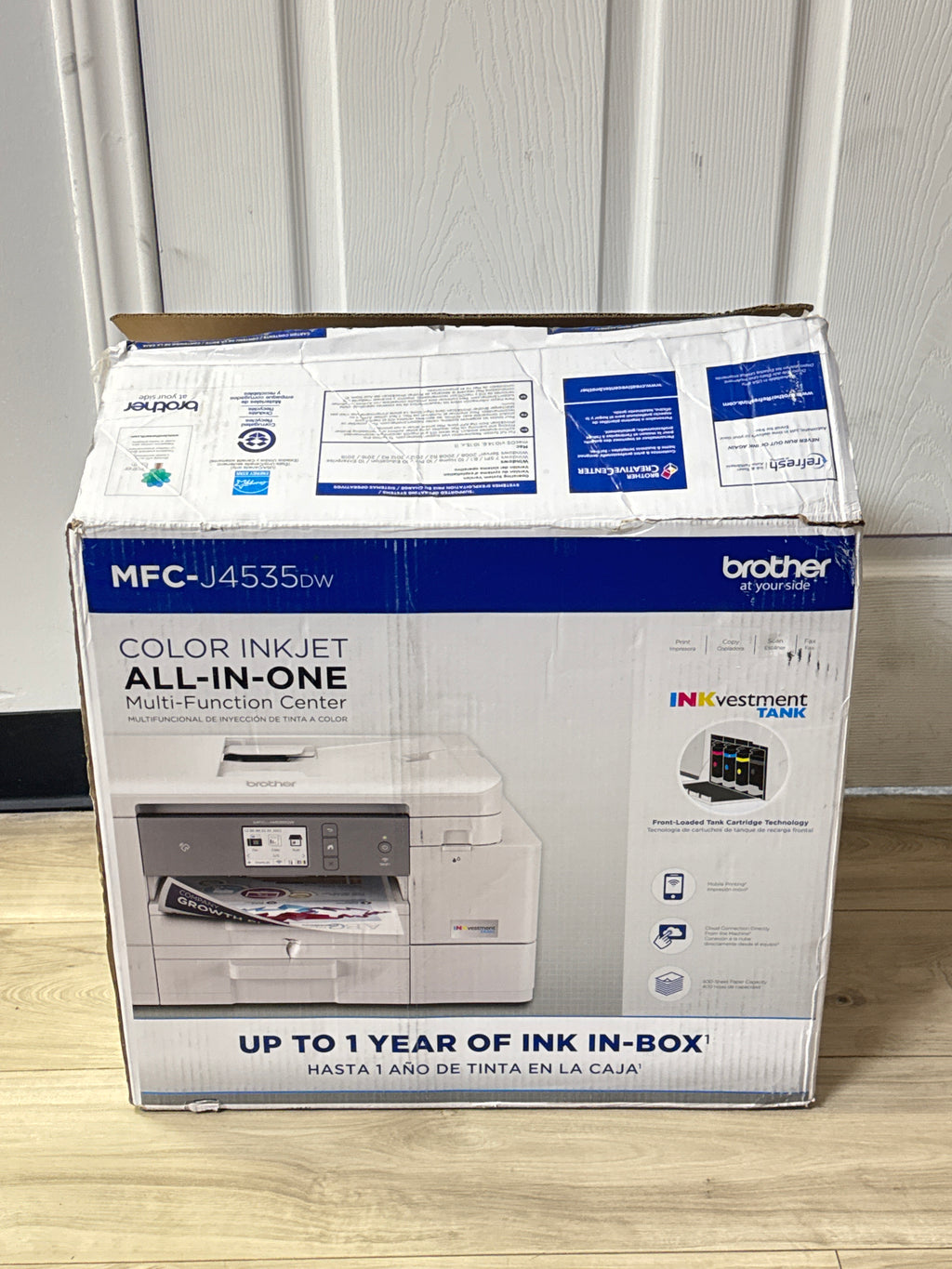 Brother INKvestment Tank MFC-J4535DW Wireless All-in-One Color Inkjet - Open Box