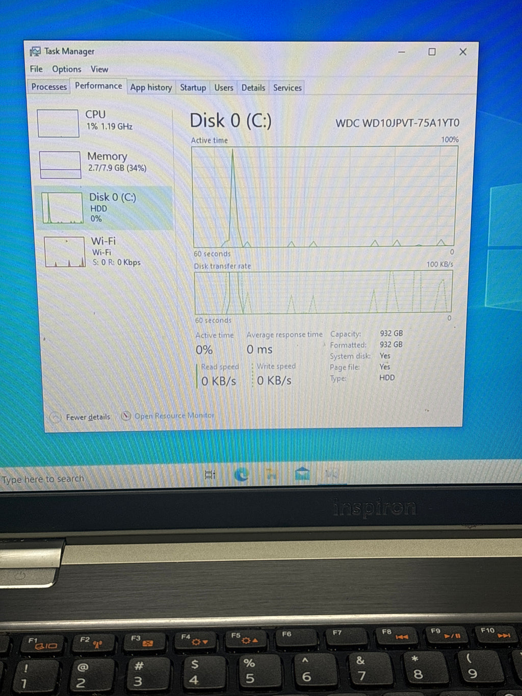 Dell Inspiron 5520 i5-3210m 8GB RAM 1TB HDD - For Parts (Read DESC)