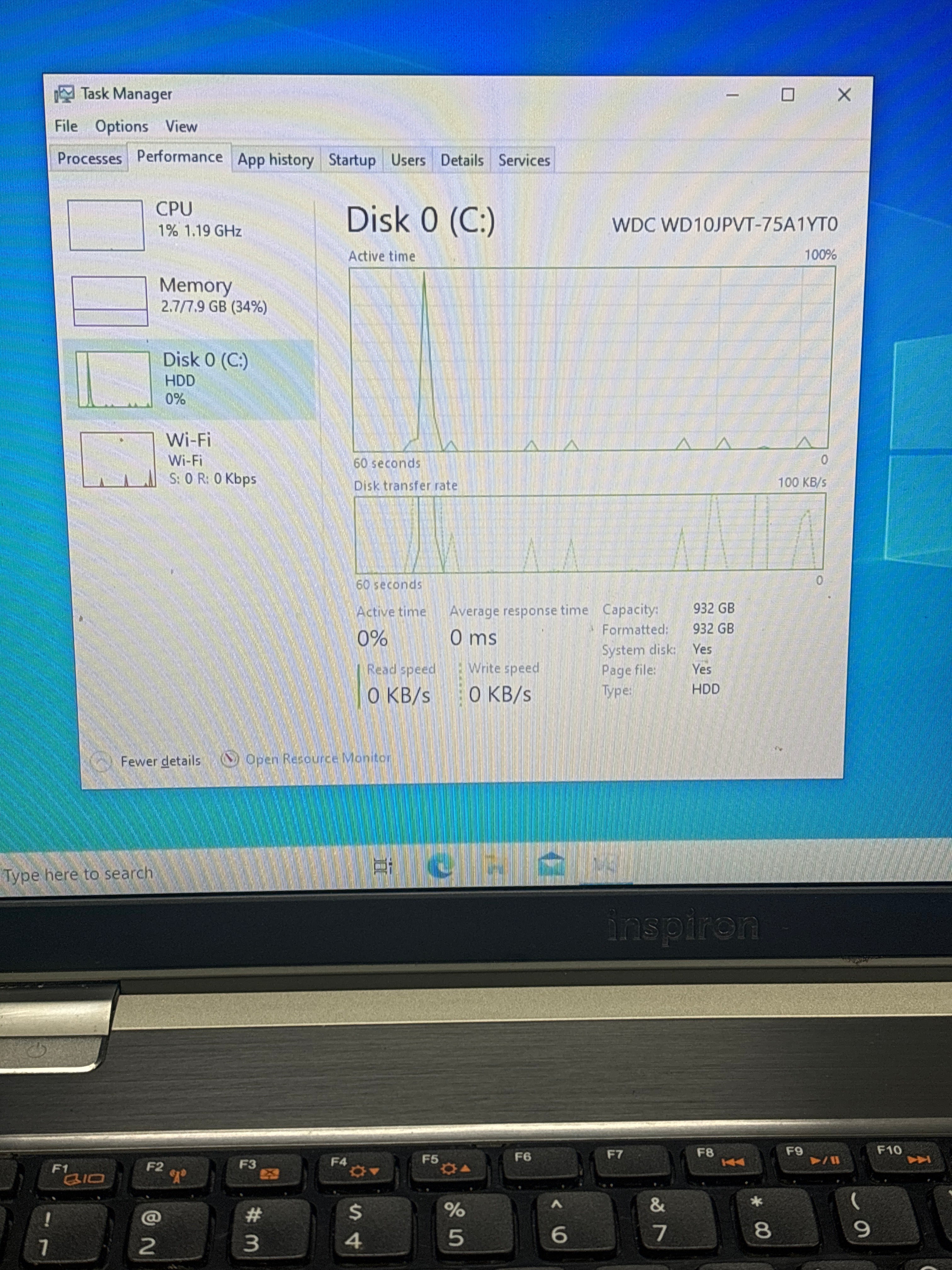 Dell Inspiron 5520 i5-3210m 8GB RAM 1TB HDD - For Parts (Read DESC)