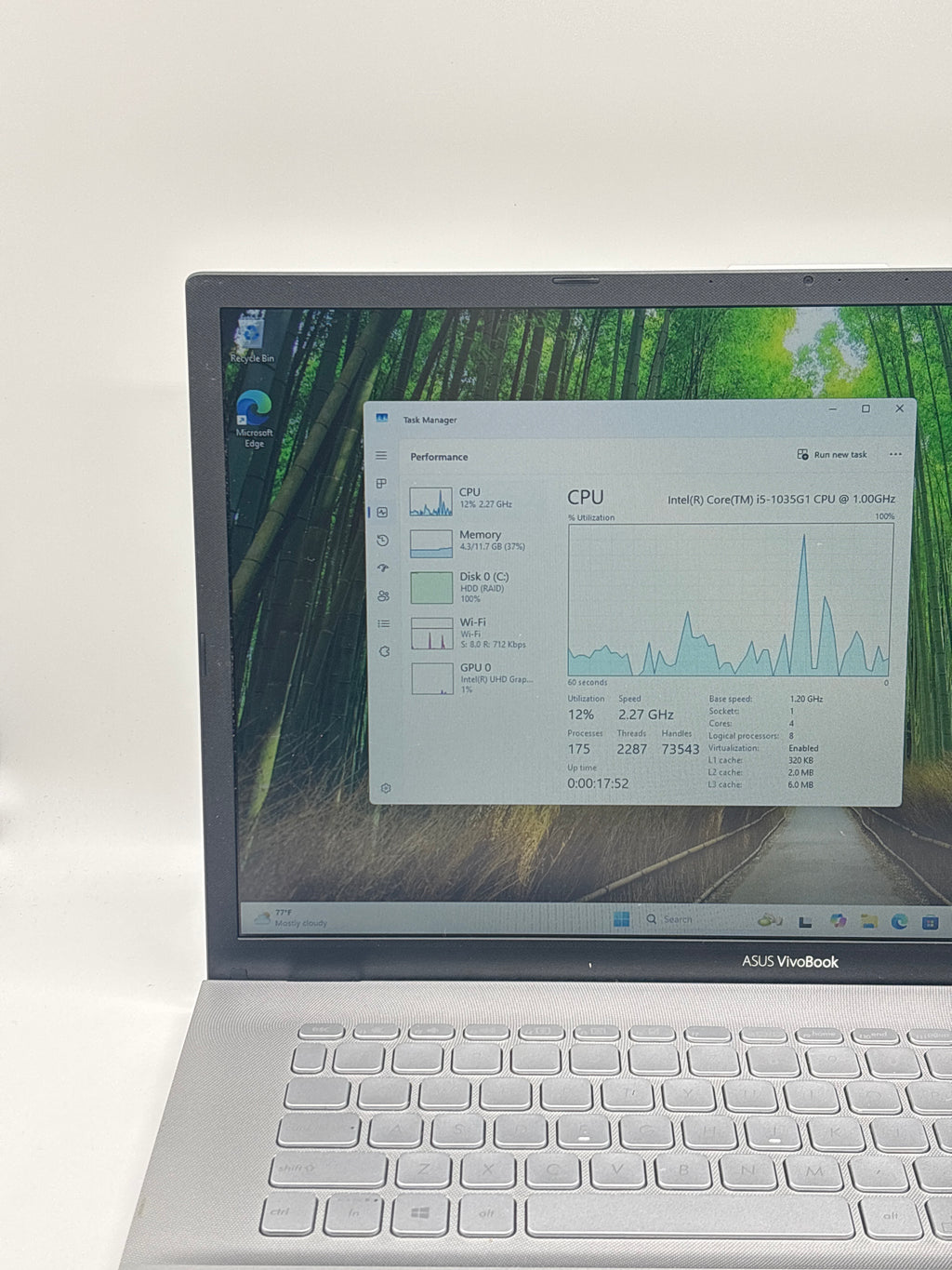 Asus Vivobook X712J i5-1035G1 12GB RAM 1TB HDD